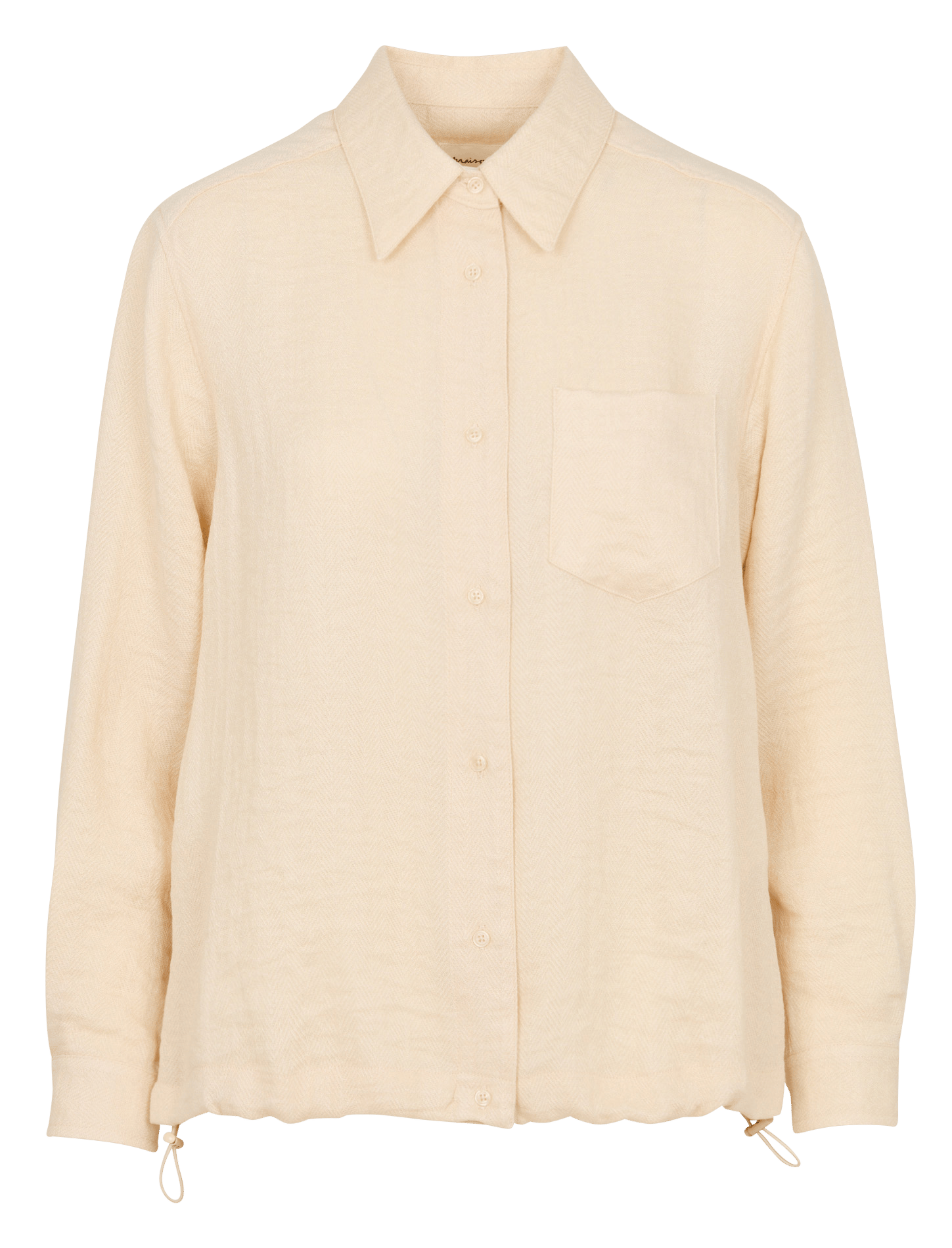 Chemise droite boutonnée ajustable MAISON 123 Beige