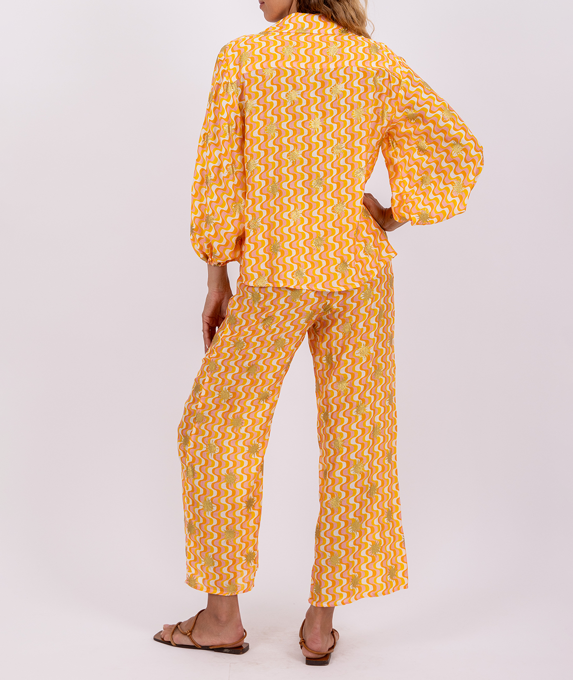 Gerade geschnittene Bluse SUNDRESS Gelb