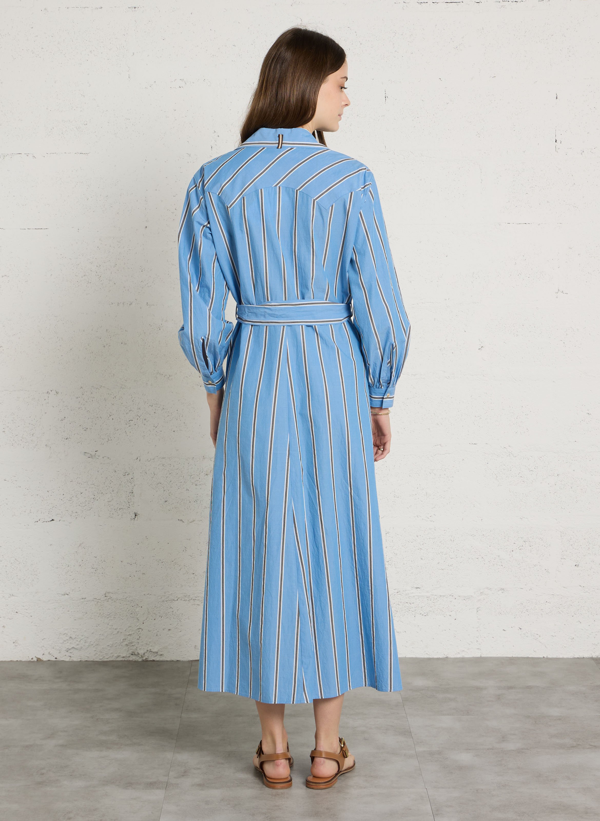 Gestreiftes Hemdkleid DIEGA Mehrfarbig