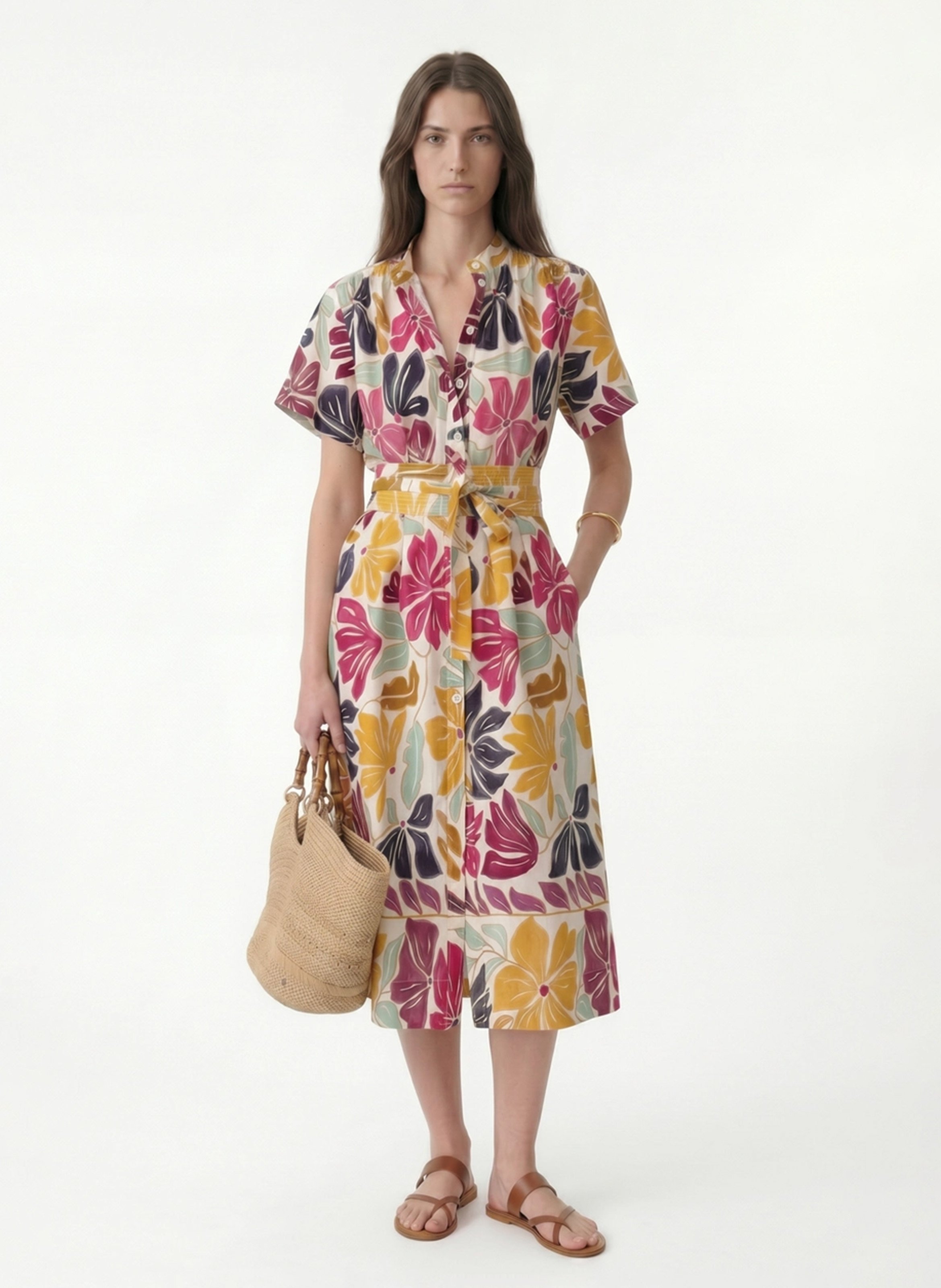 Daurélie printed dress VANESSA BRUNO Multicolored