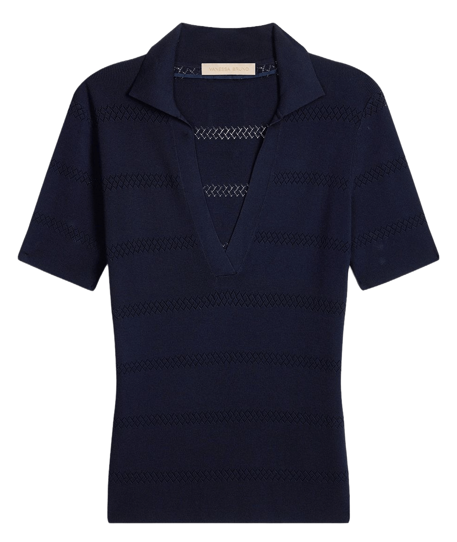 Anliegendes Polo-Shirt VANESSA BRUNO Blau