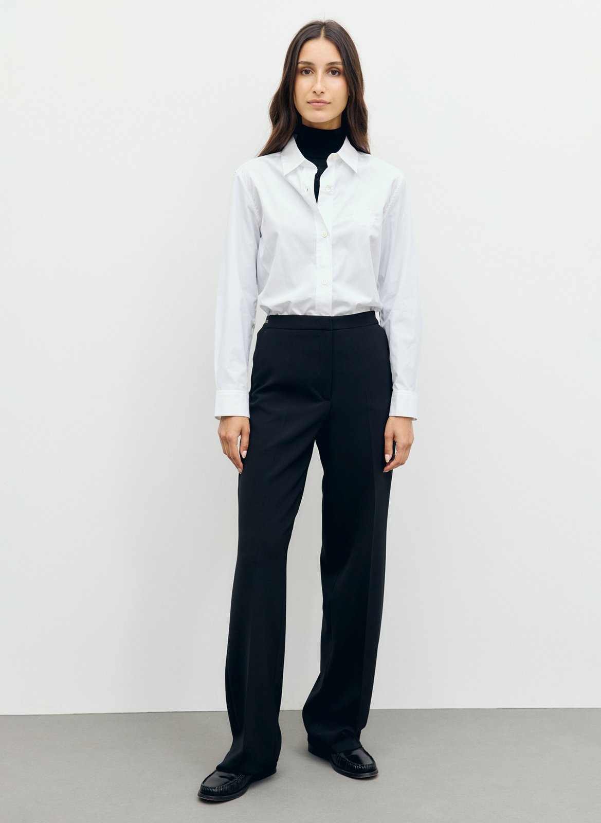 Gerade geschnittene Bundfaltenhose GERARD DAREL Schwarz
