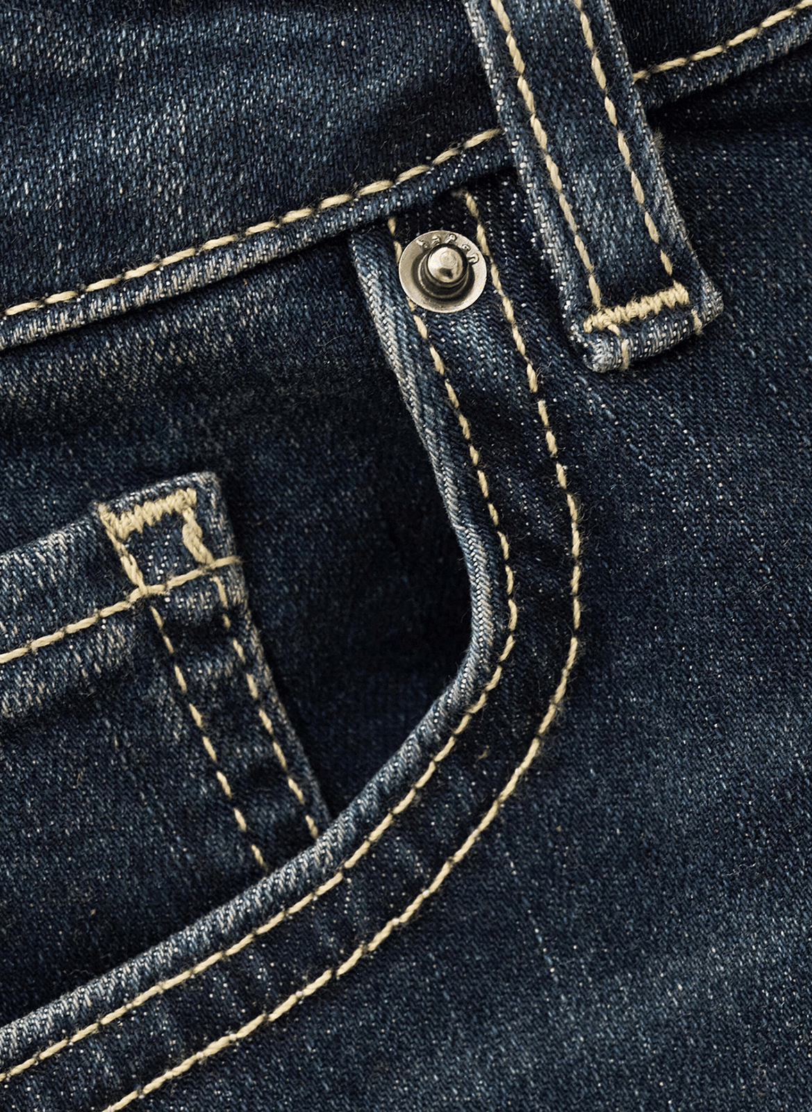 Jean patte d'eph en coton mélangé BA&SH Bleu