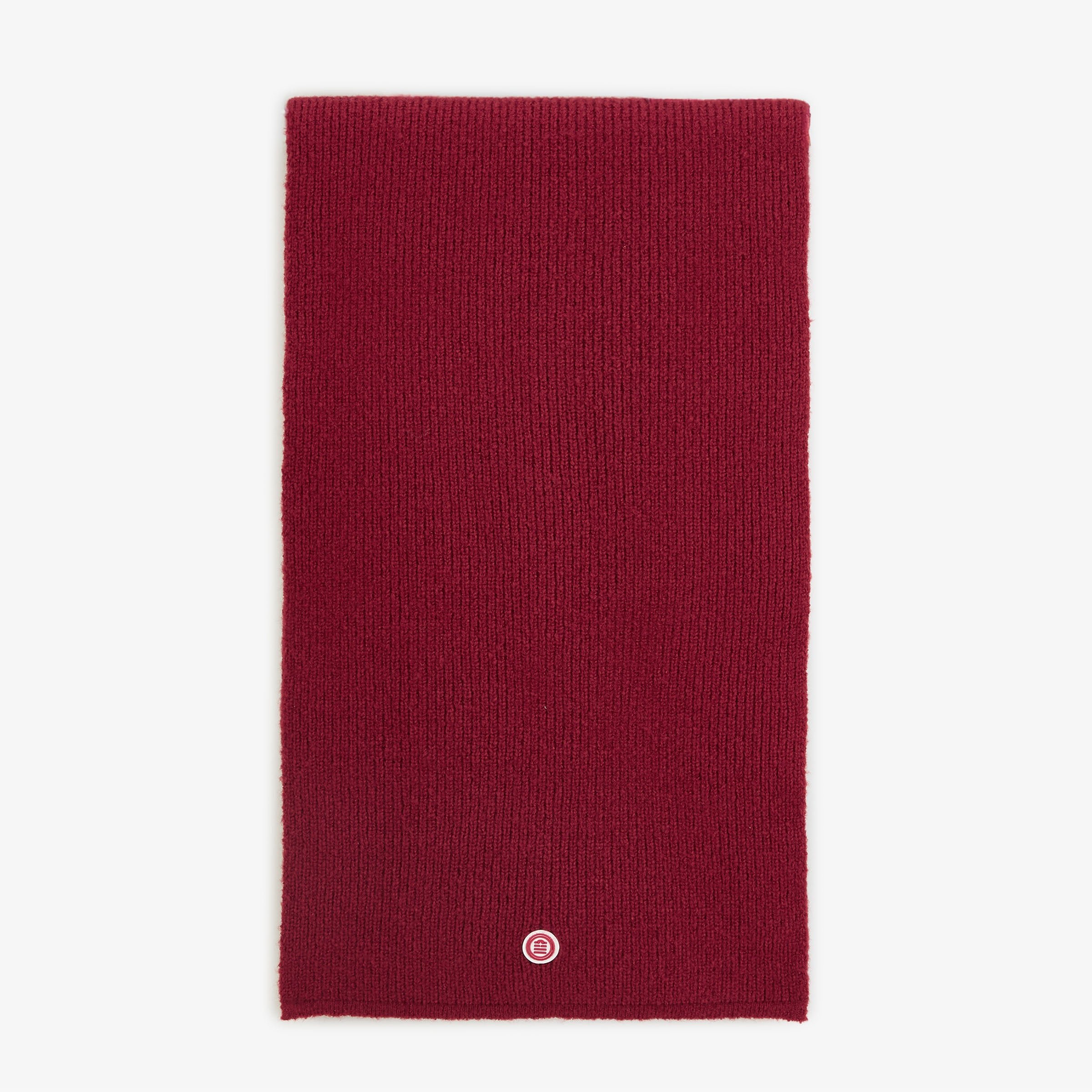 Rib-knit scarf SERGE BLANCO Red