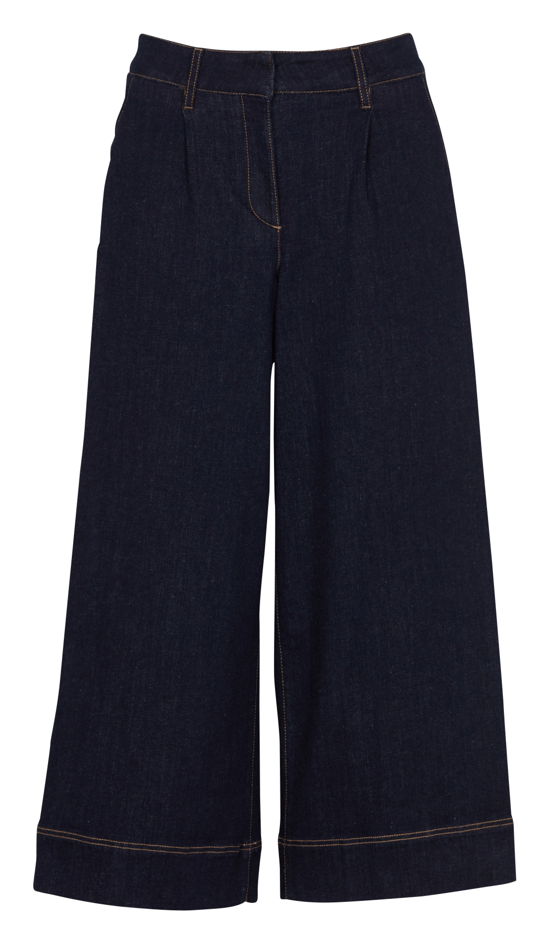Straight cropped cotton-blend jeans MAISON 123 Blue