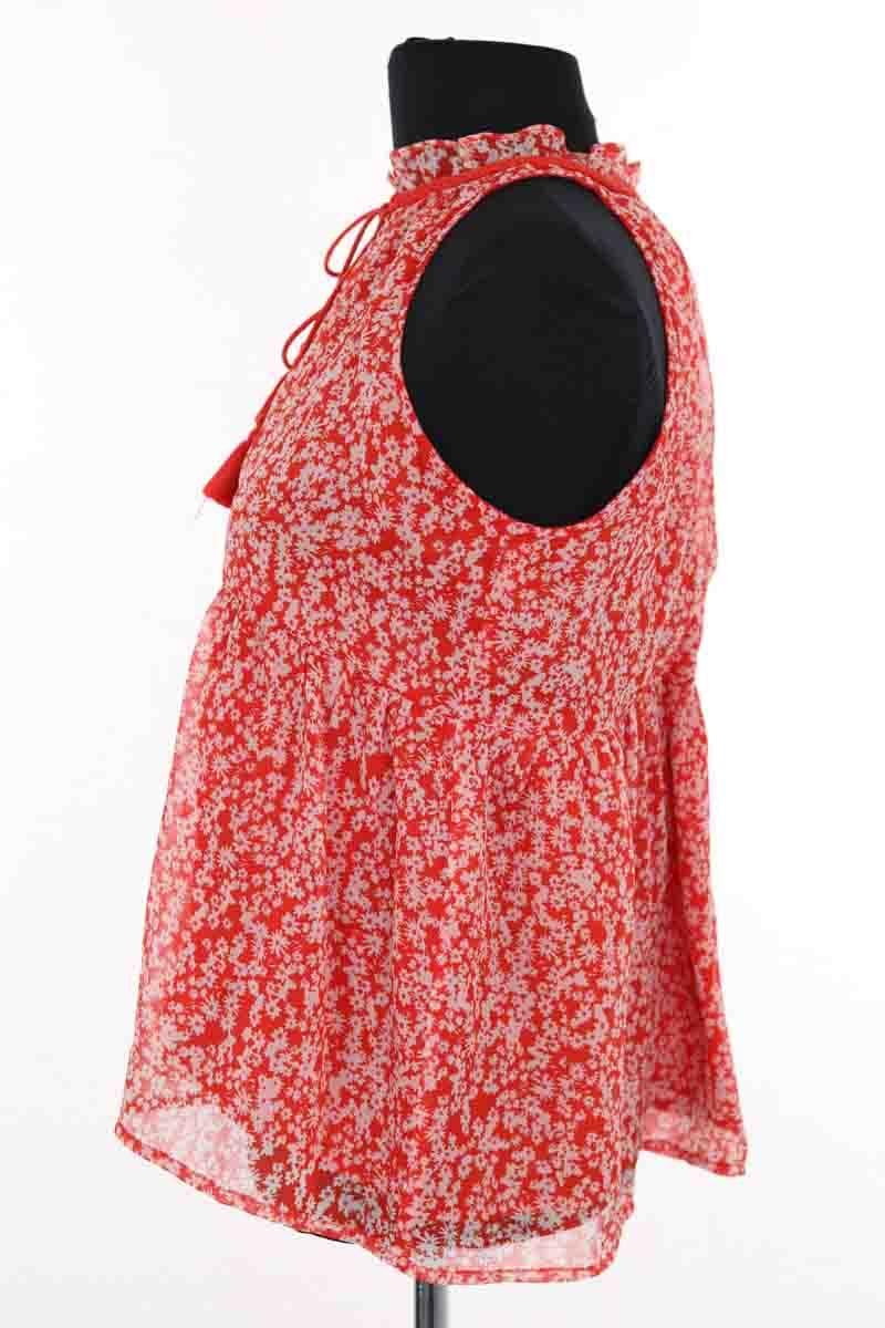 Top sans manche SEZANE - Seconde main Rouge