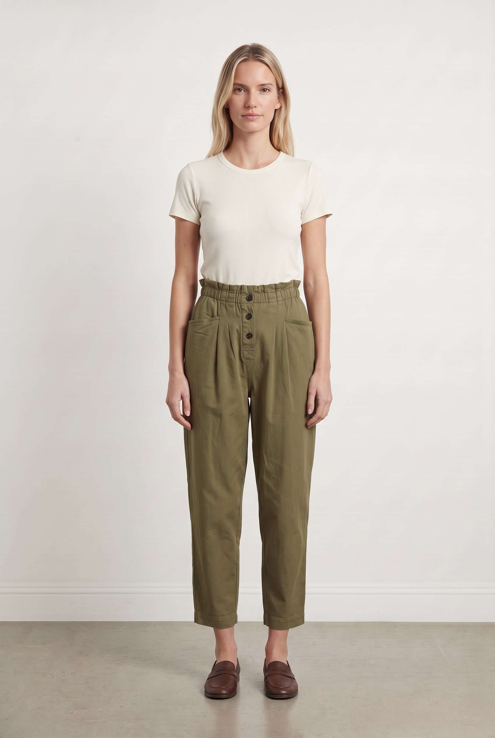 Pants BELLEROSE - Seconde Main Green