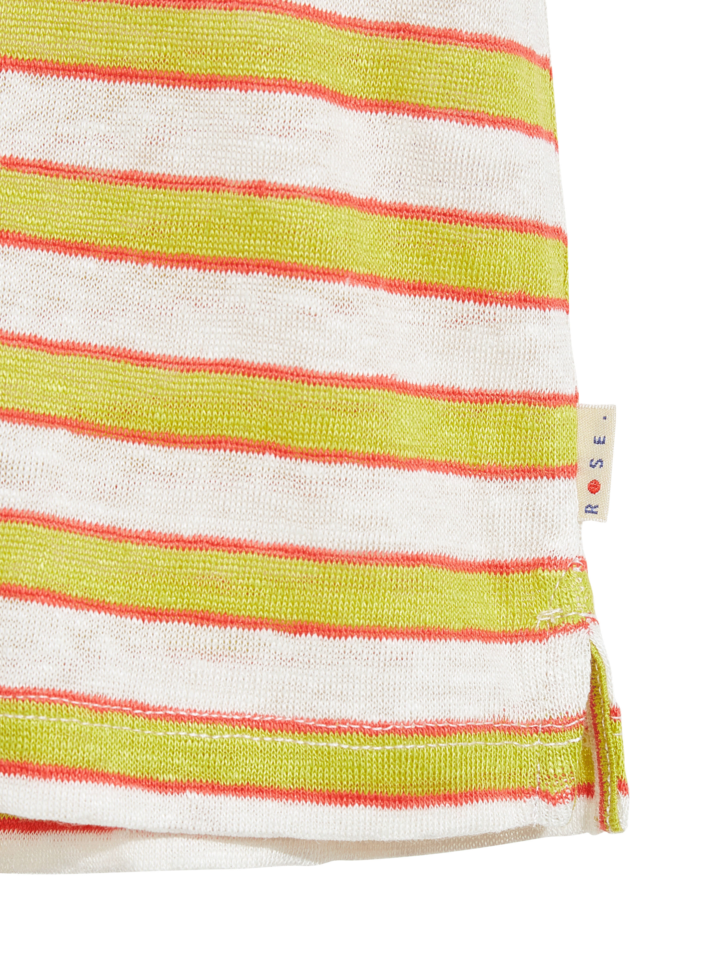 Round-neck linen T-shirt BELLEROSE Blue