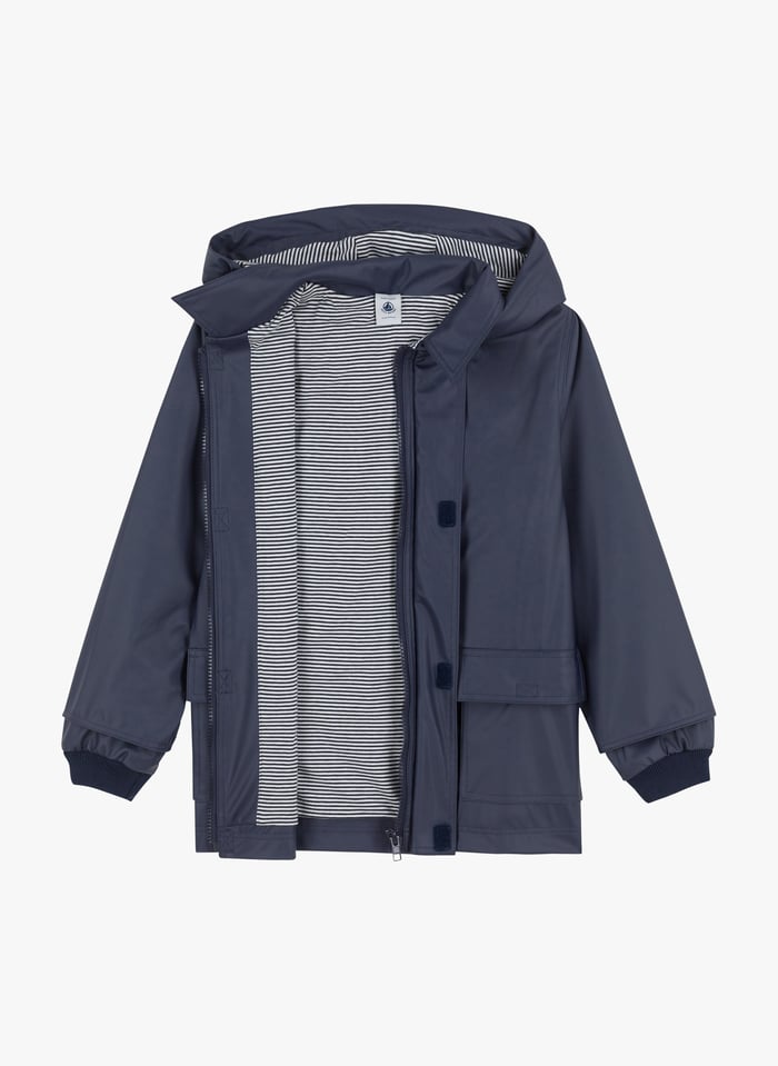 Girls top blue raincoat