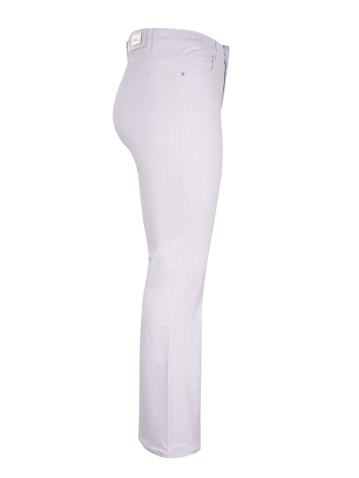 Jean flare en denim délavé MAT FASHION Blanc