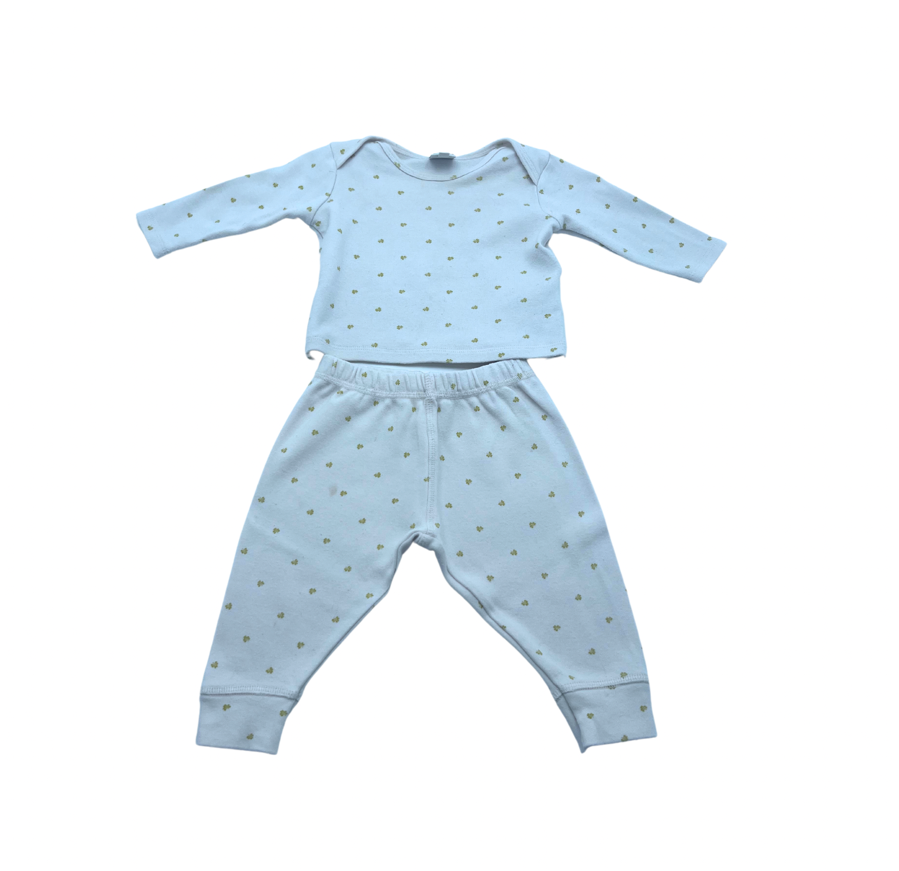 White baby pajamas - 6 months BONTON - Seconde Main White