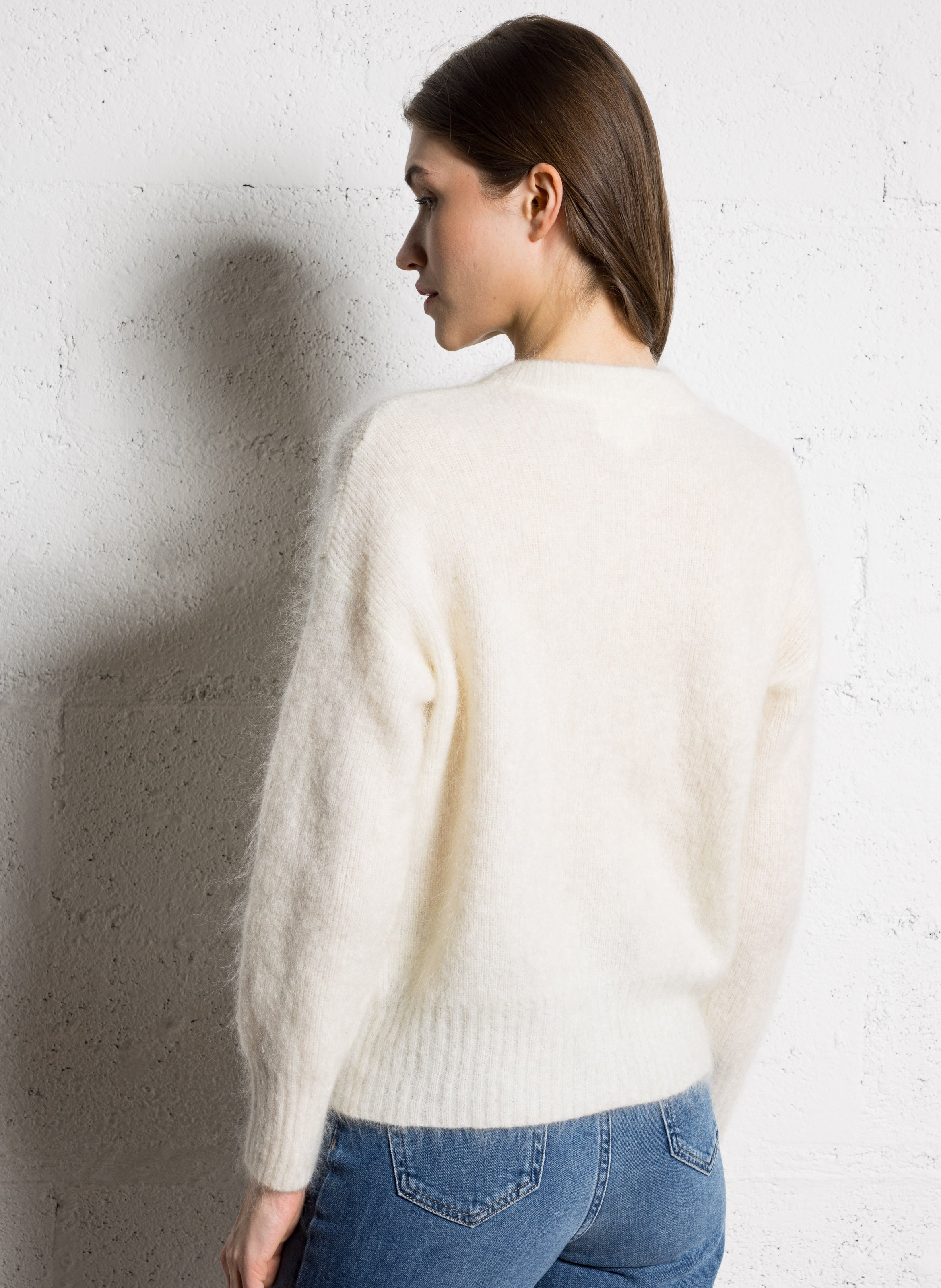 Gilet col rond MAISON 123 Beige