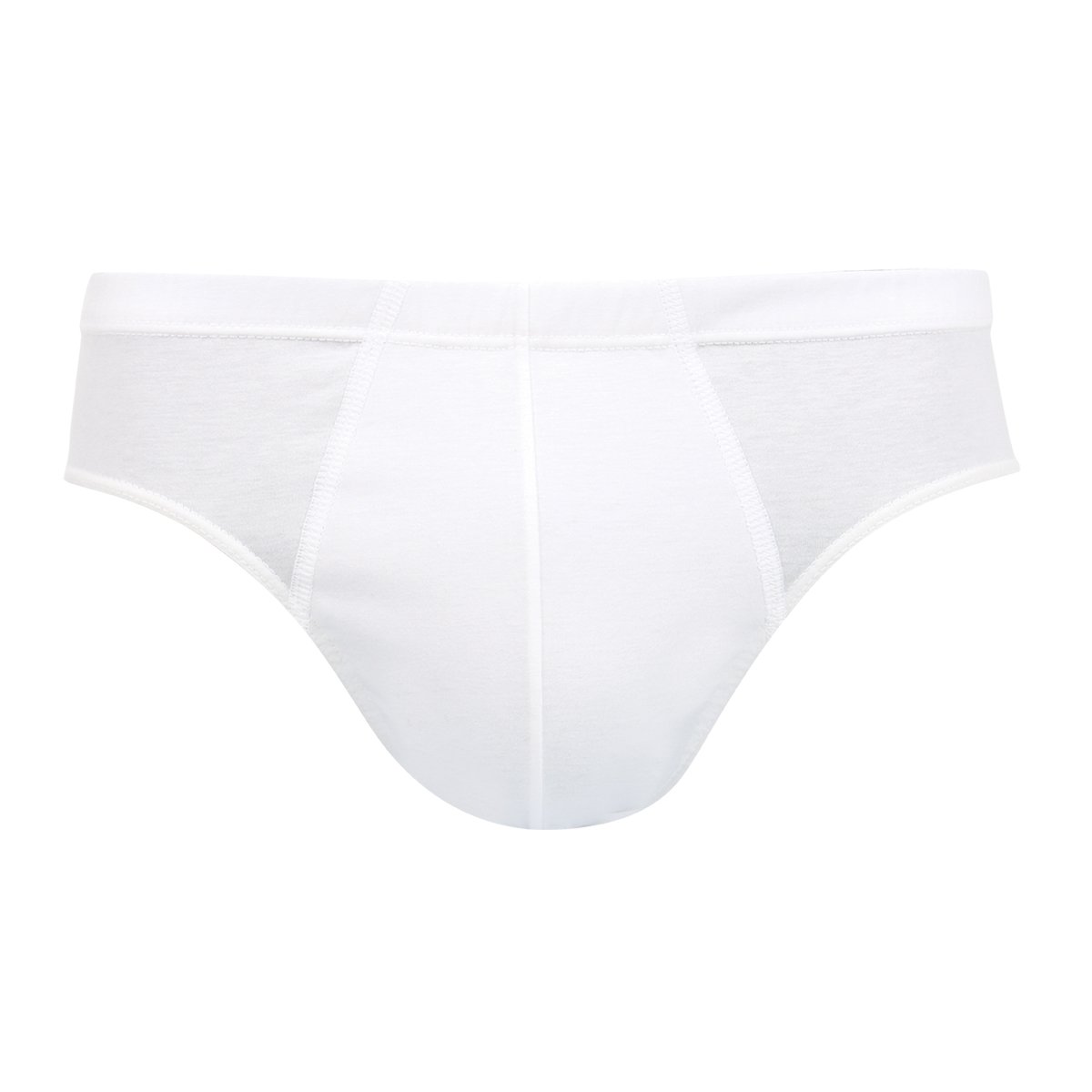 Egyptian cotton low-rise panties EMINENCE White