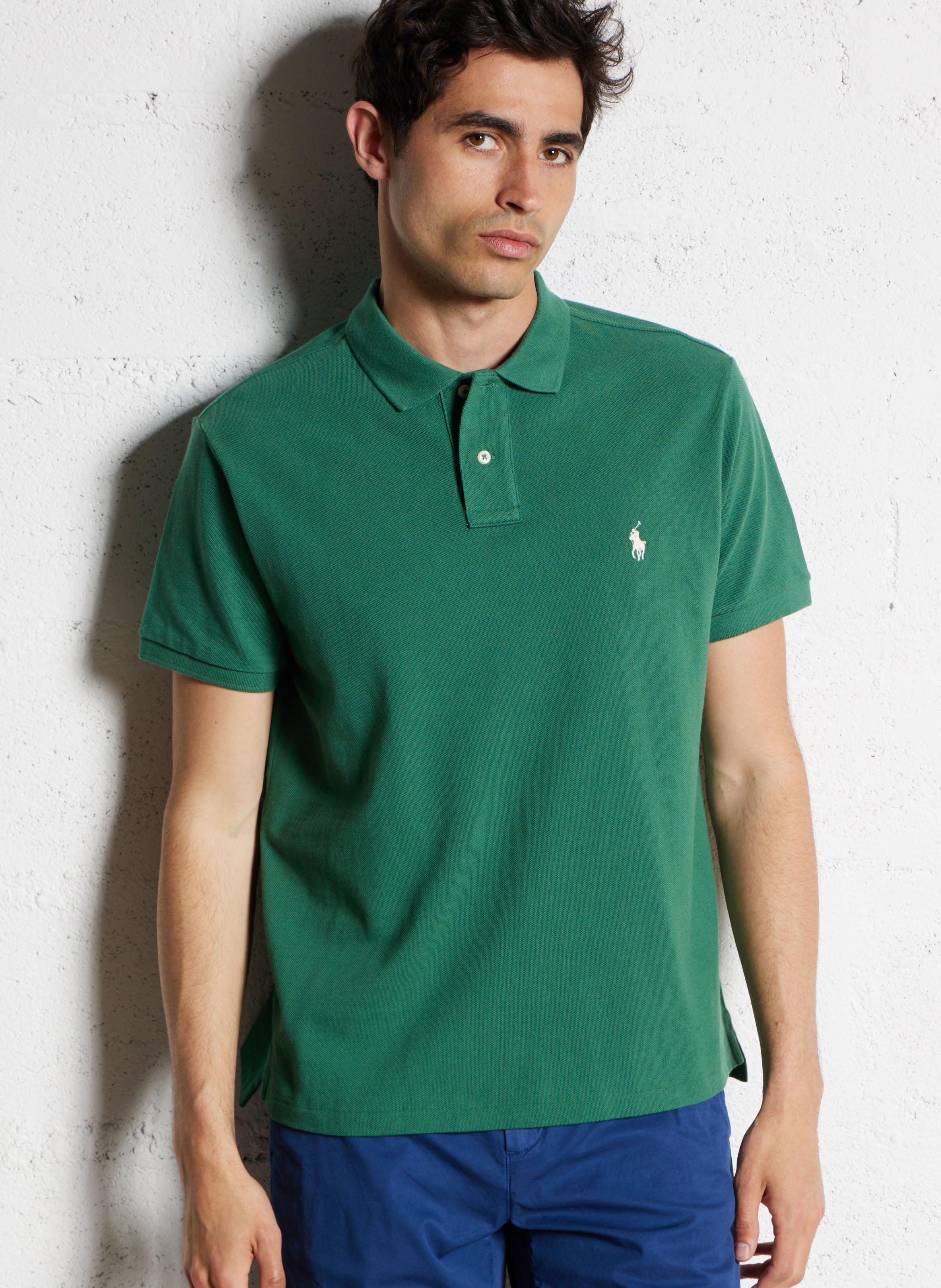 Polo custom-fit en coton piqué POLO RALPH LAUREN