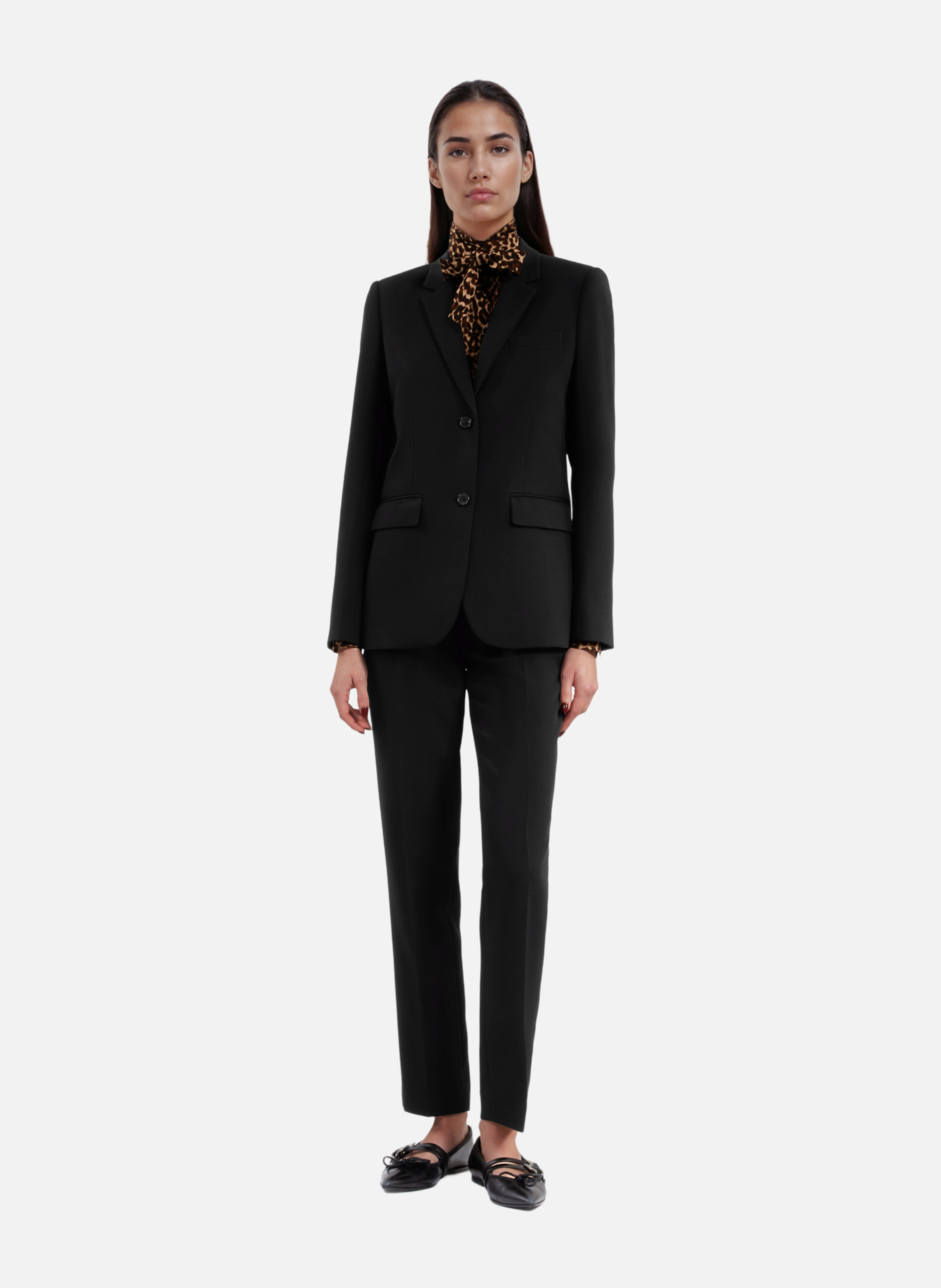 Structured crepe suit jacket THE KOOPLES Black