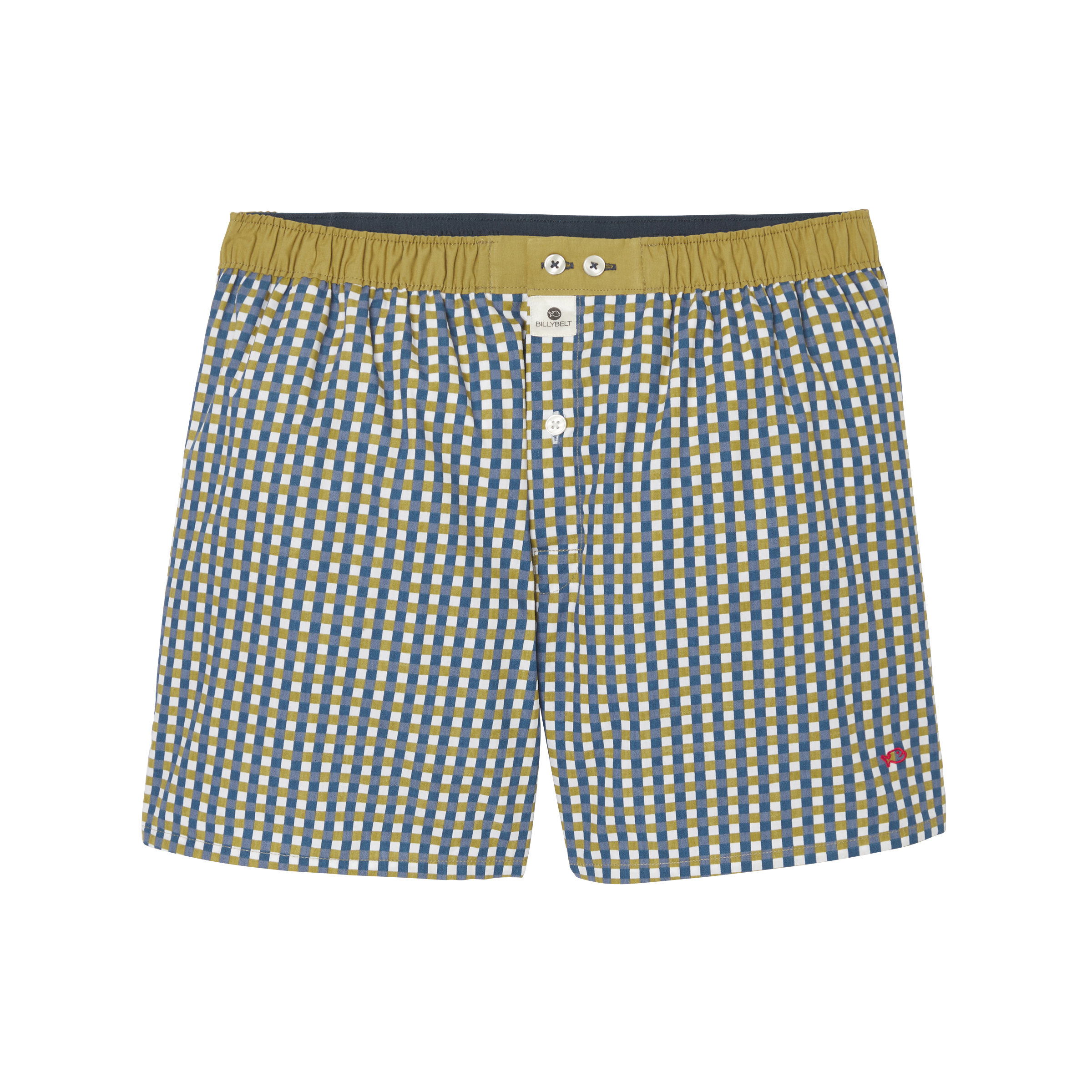 Organic cotton boxer shorts BILLYBELT Khaki