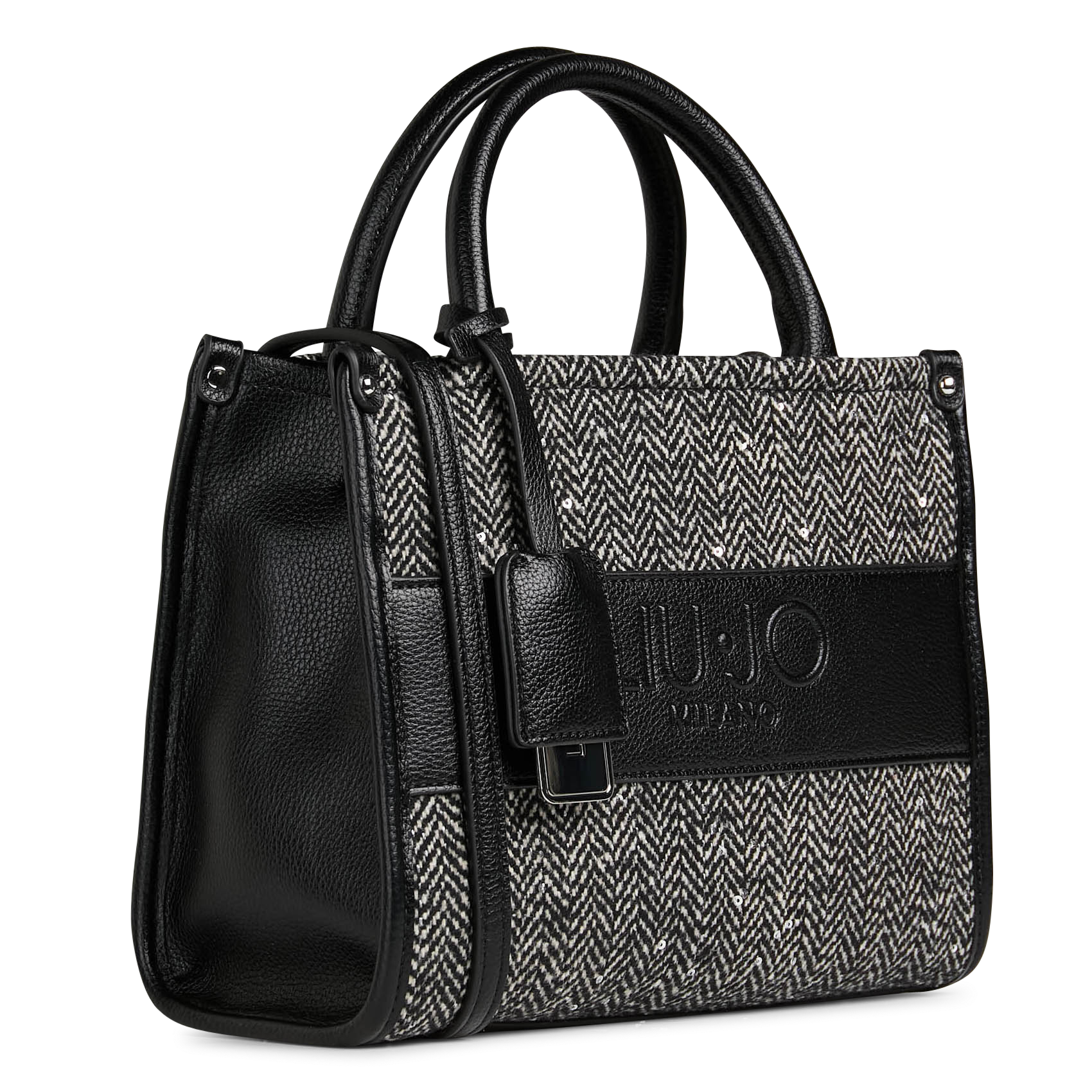 Sac à main en chevrons LIU JO Noir