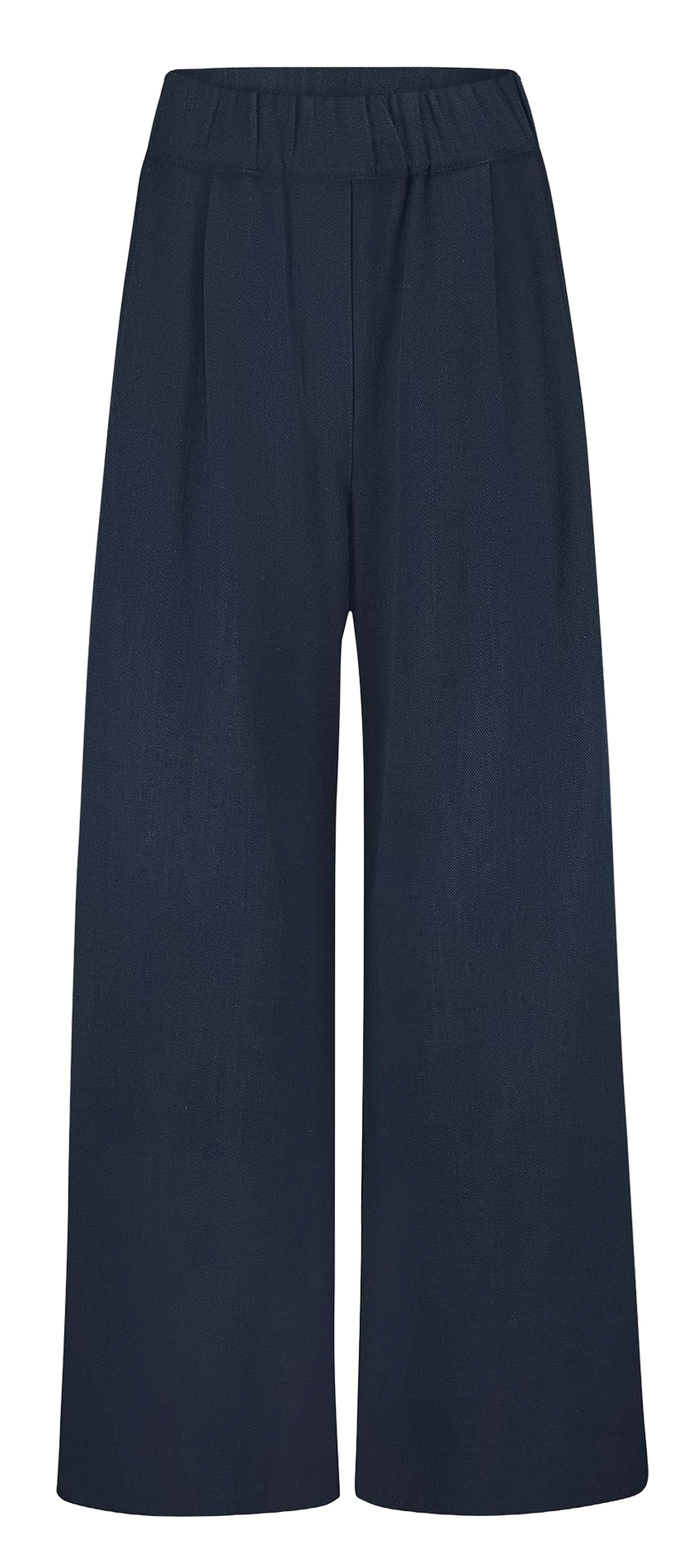 Gestreepte broek in pyjamastijl van katoen, linnen en zijde BY BAR Blauw