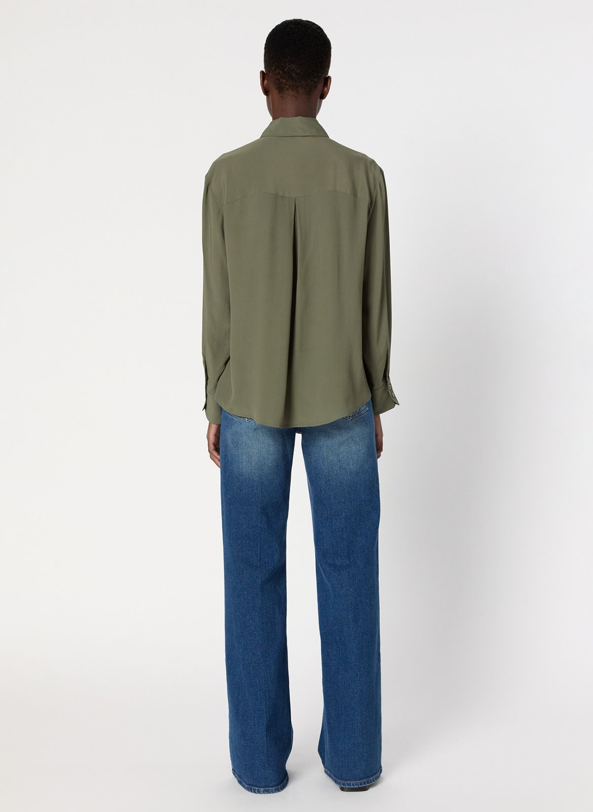 Chemise oversize col classique GERARD DAREL Kaki