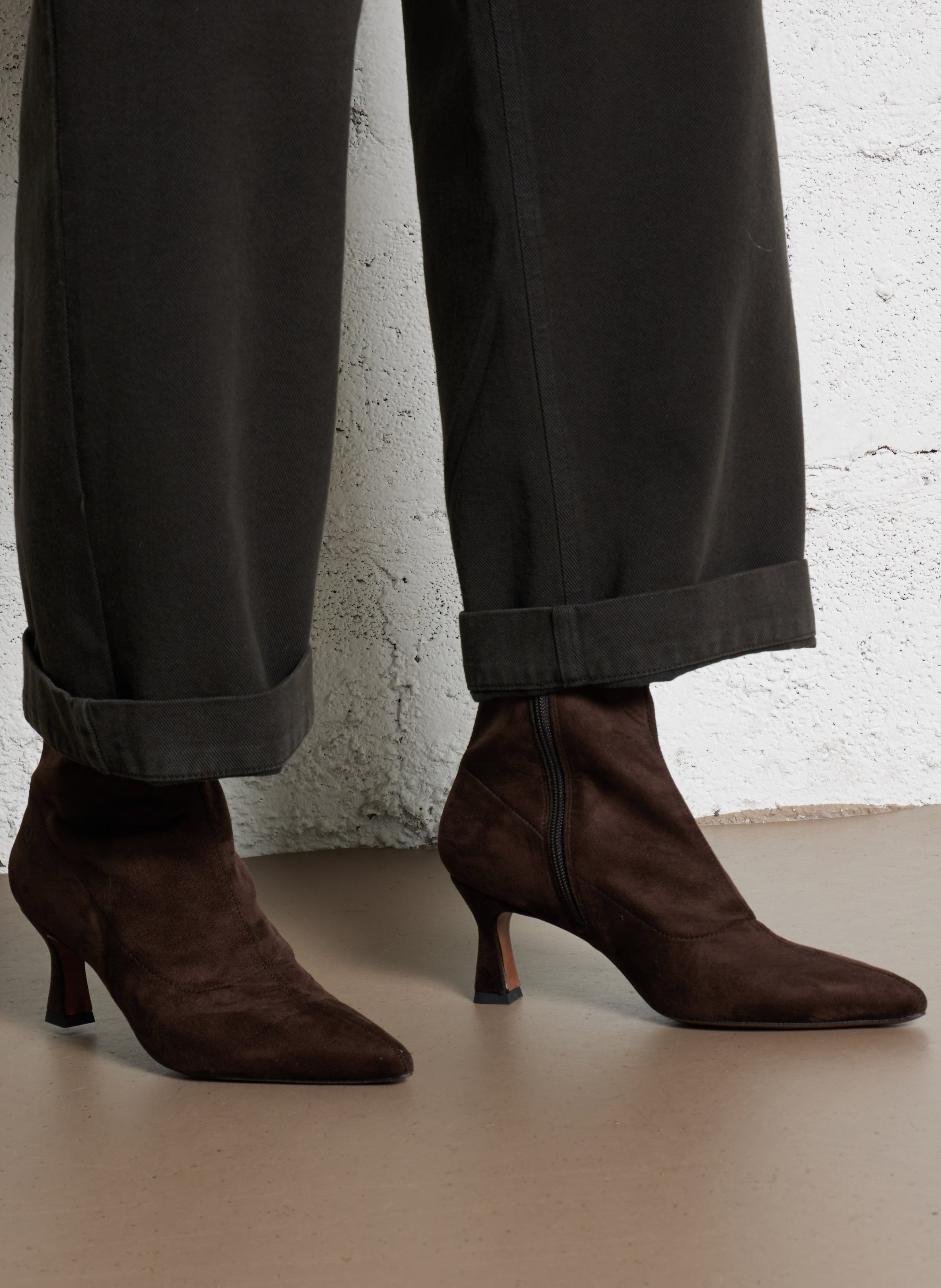 Bottines en cuir JB MARTIN Marron