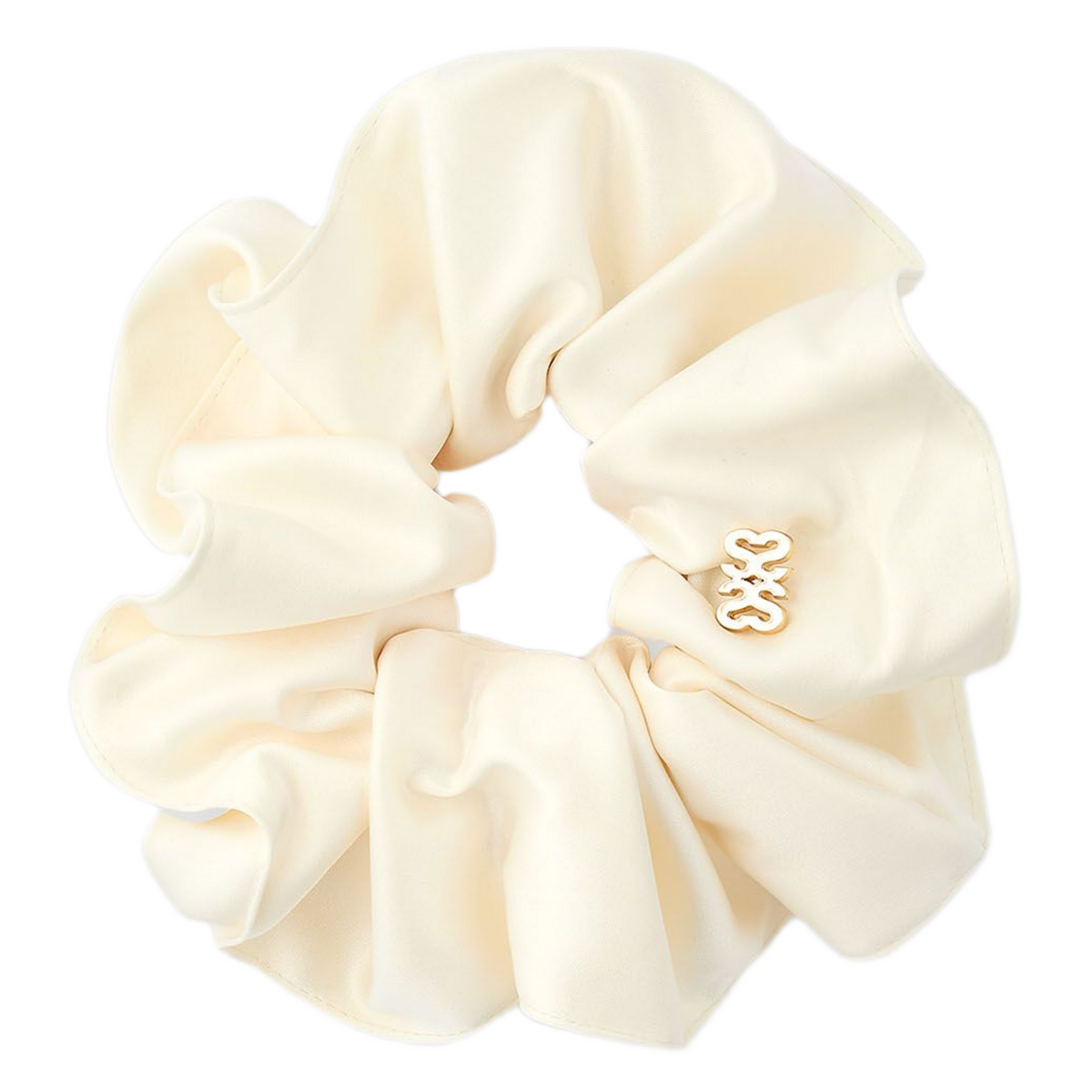 Chouchou satiné SANDRO Blanc