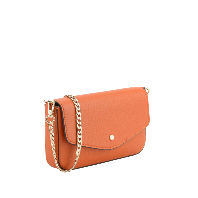 Club | Orange clutch bag POURCHET Orange