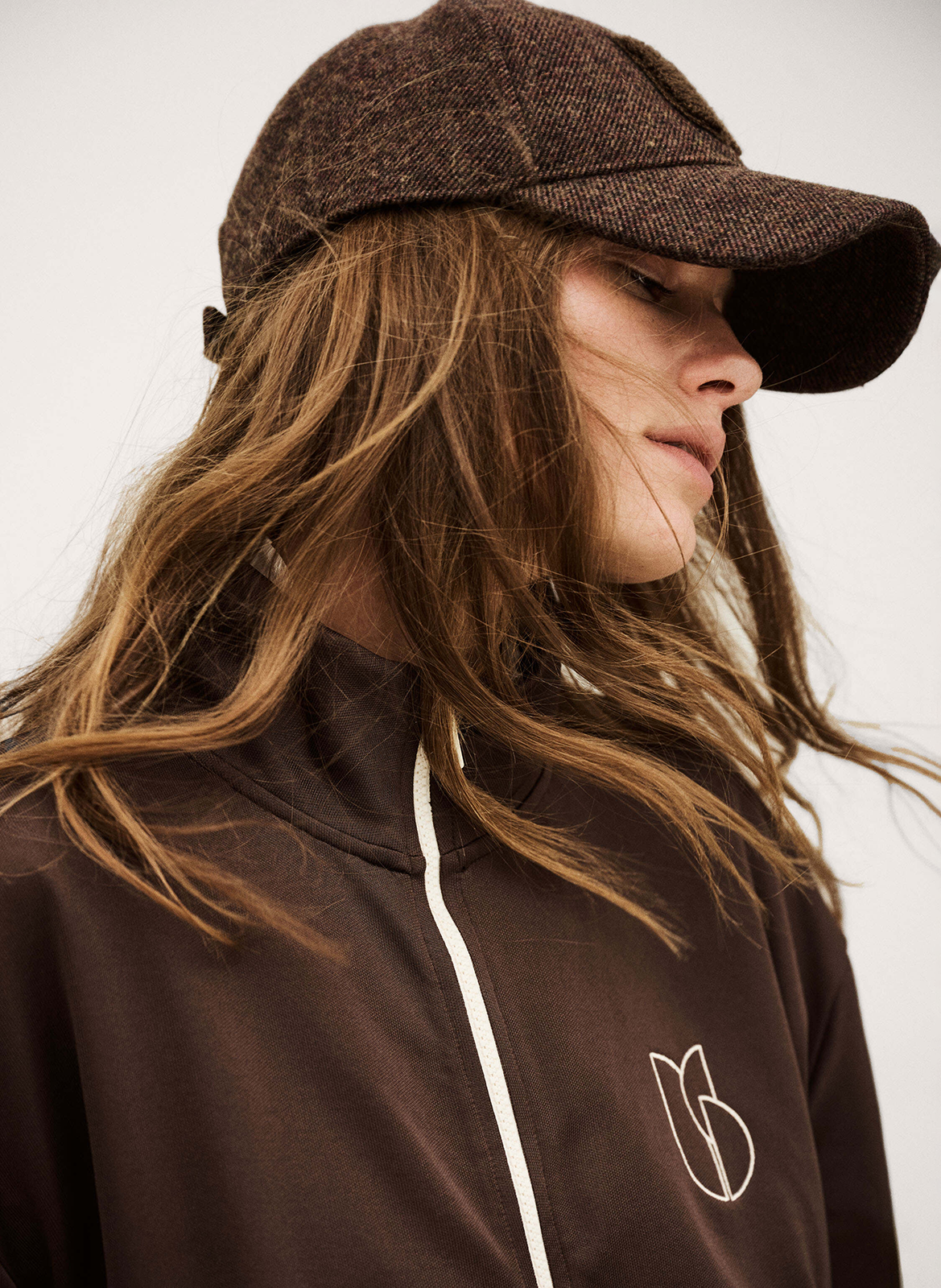 Sweat droit col montant BA&SH Marron