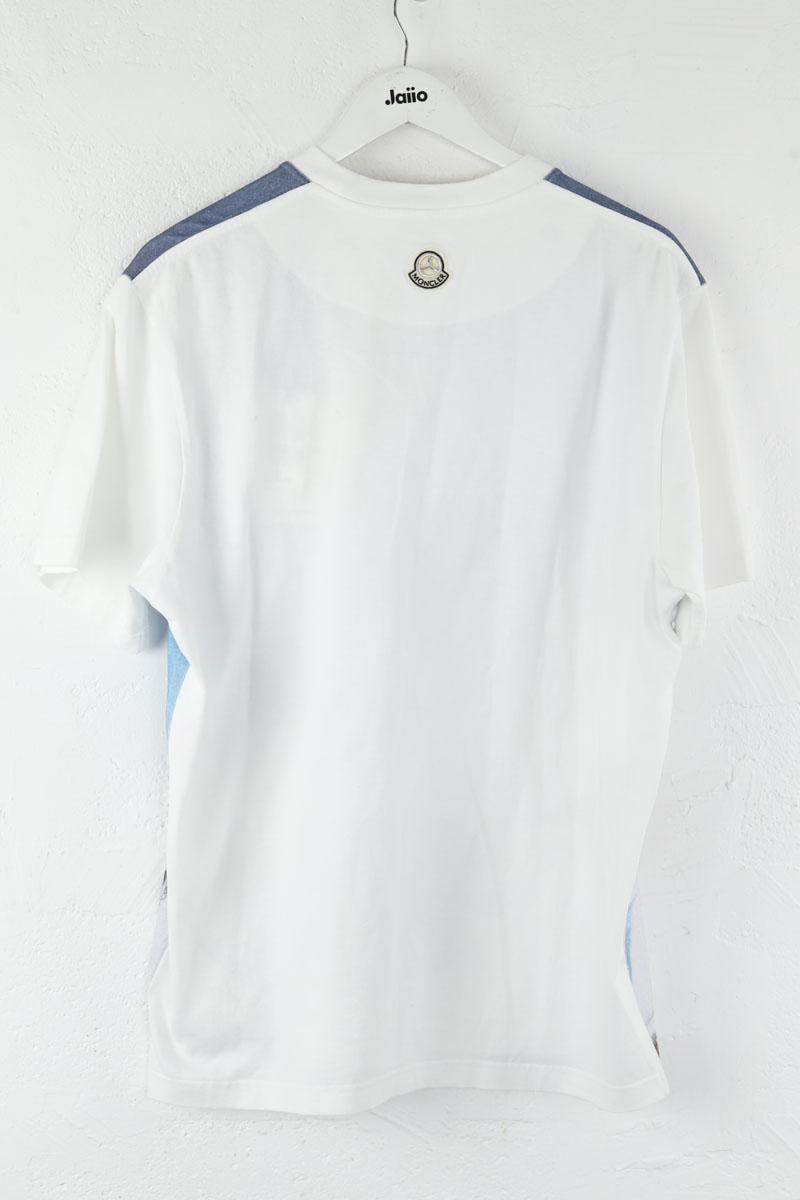 Cotton T-shirt MONCLER - Seconde Main White