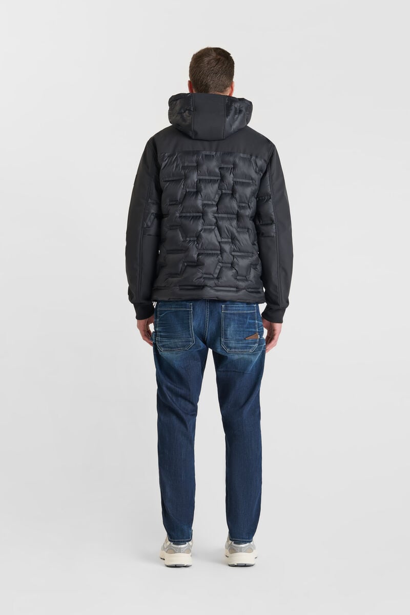 Brookvale Hoody padded jacket LE TEMPS DES CERISES Black