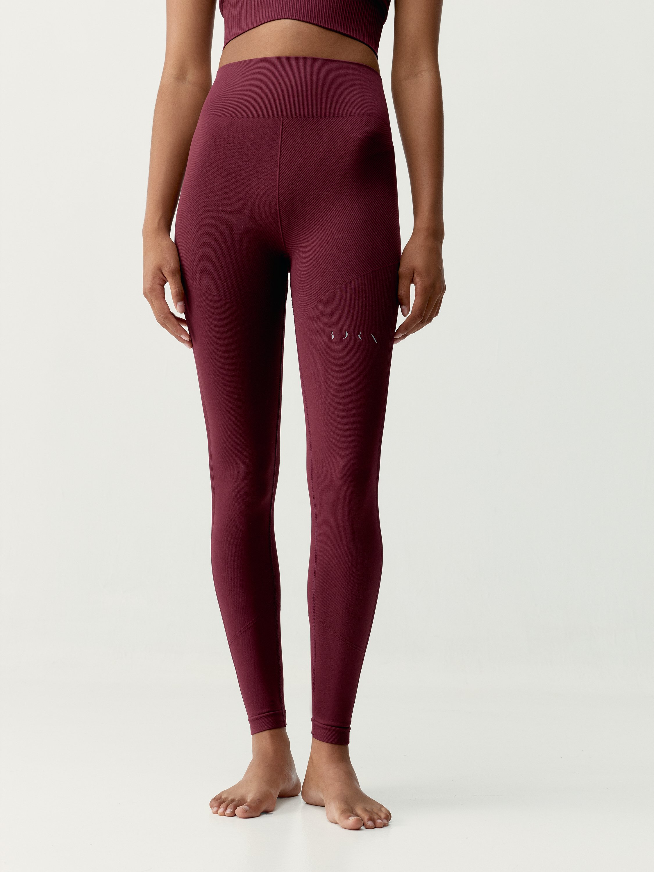 Seamless leggings BORN LIVING YOGA Red
