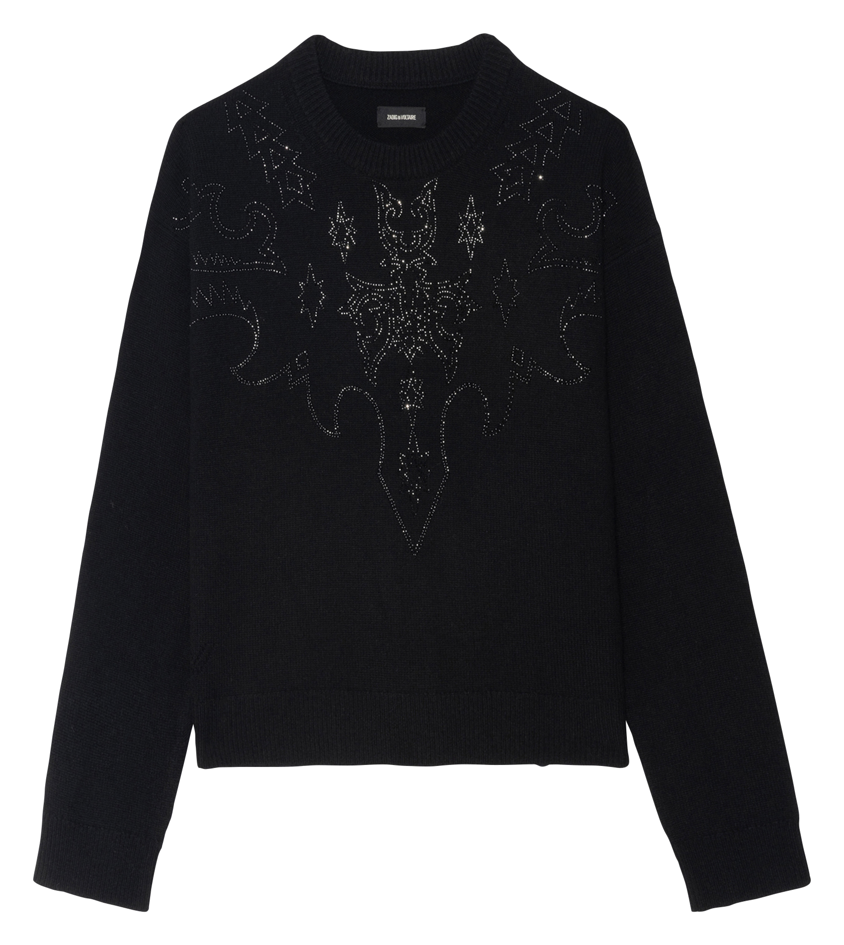 Pull col rond en cachemire  ZADIG&VOLTAIRE Noir