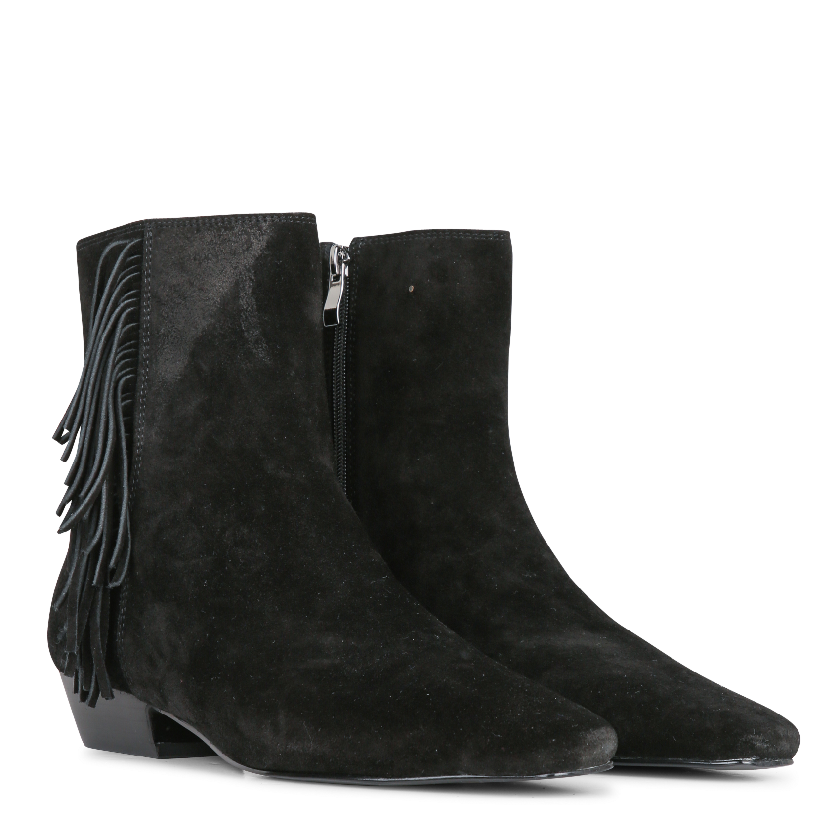 Suède enkellaarzen TORAL Black