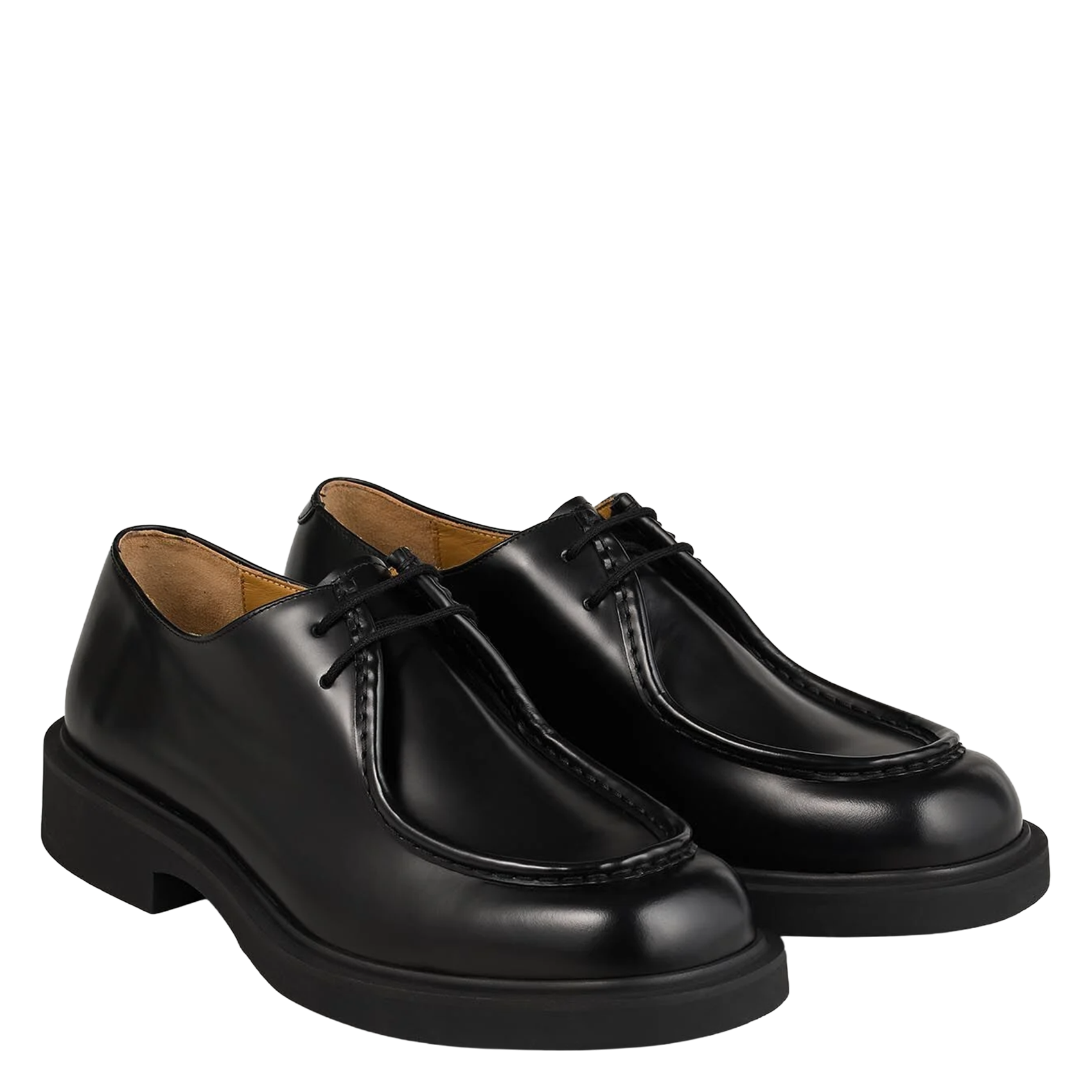 Arthus leather Derby shoes  SANDRO Black