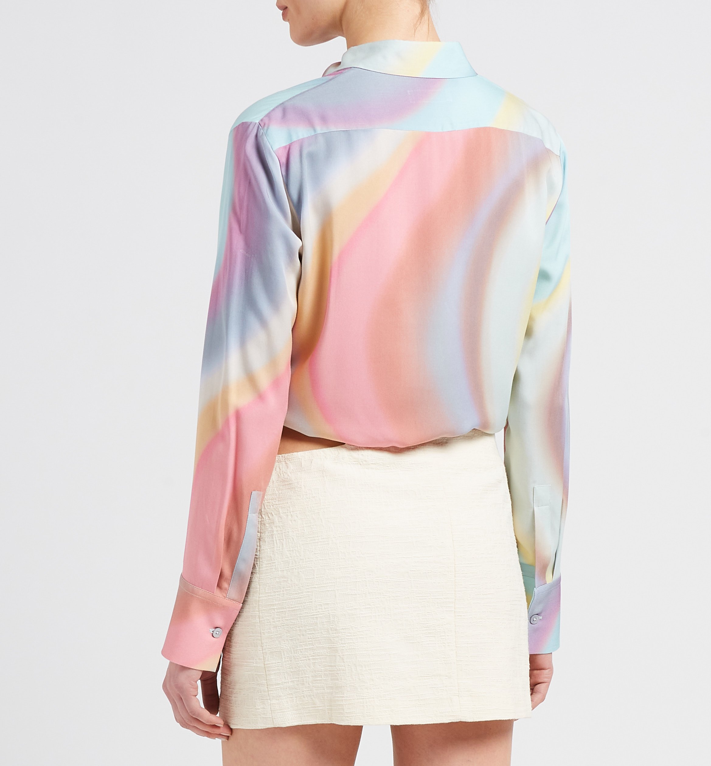 Chemise col classique imprimé tie and dye PAUL SMITH Multicolore