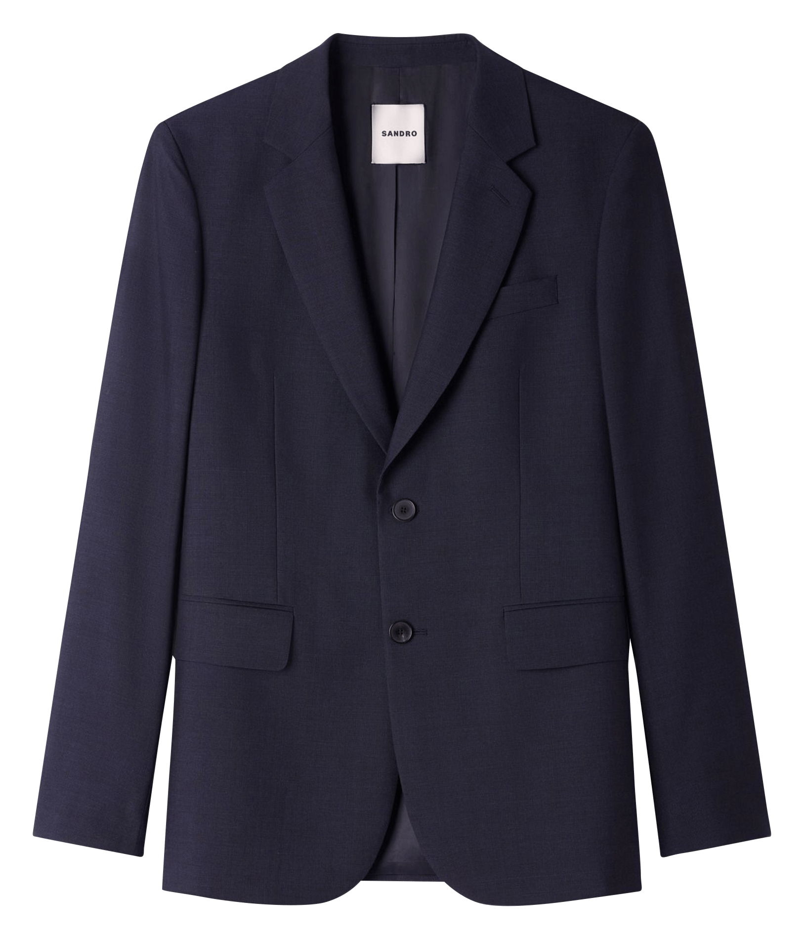 Colbert van wol SANDRO Blauw