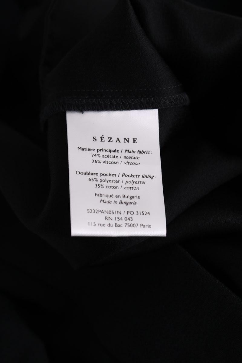 Carrot trousers SEZANE - Seconde main Black