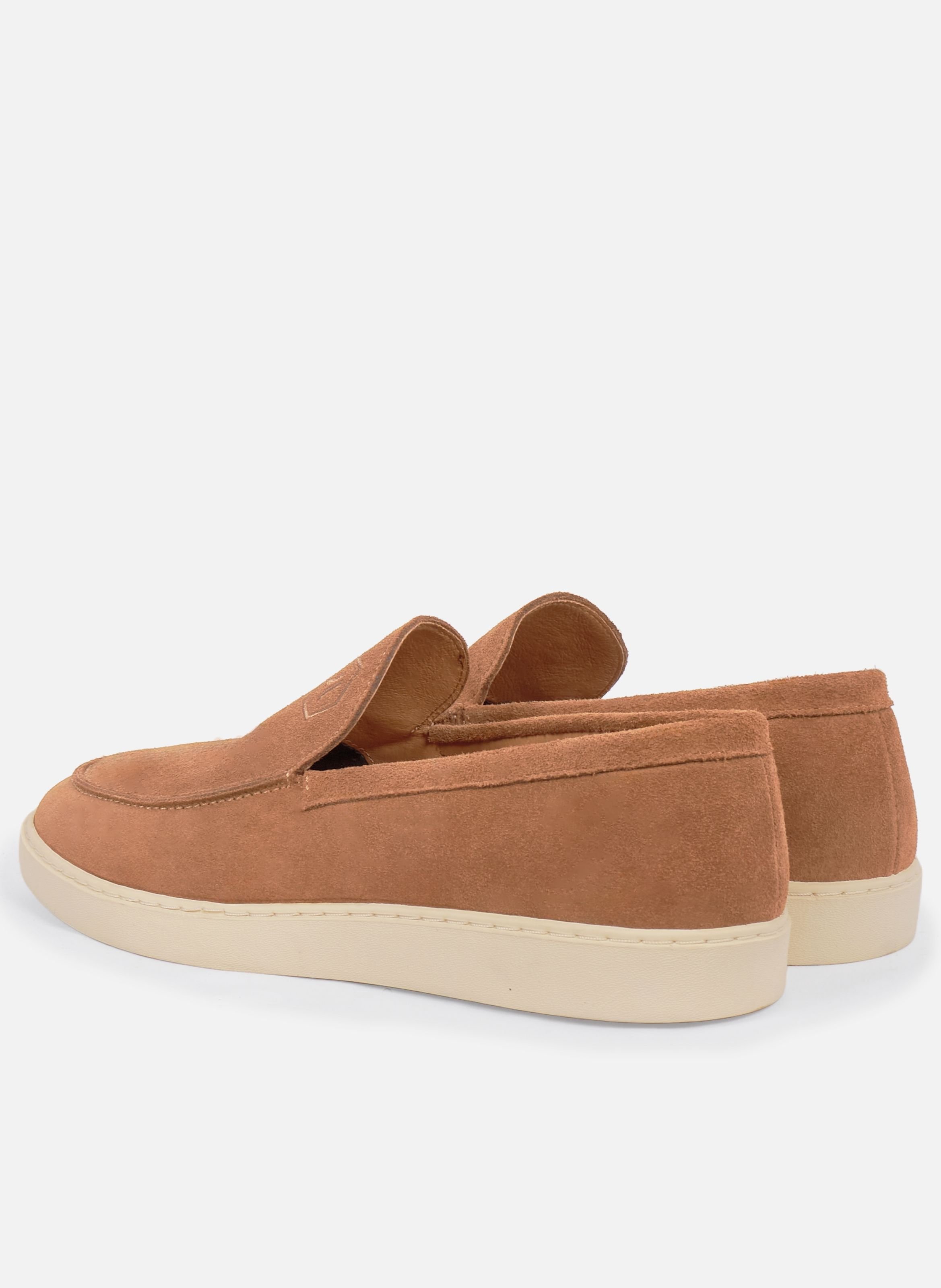 Mocassins hugo cuir daim JULES & JENN Brown