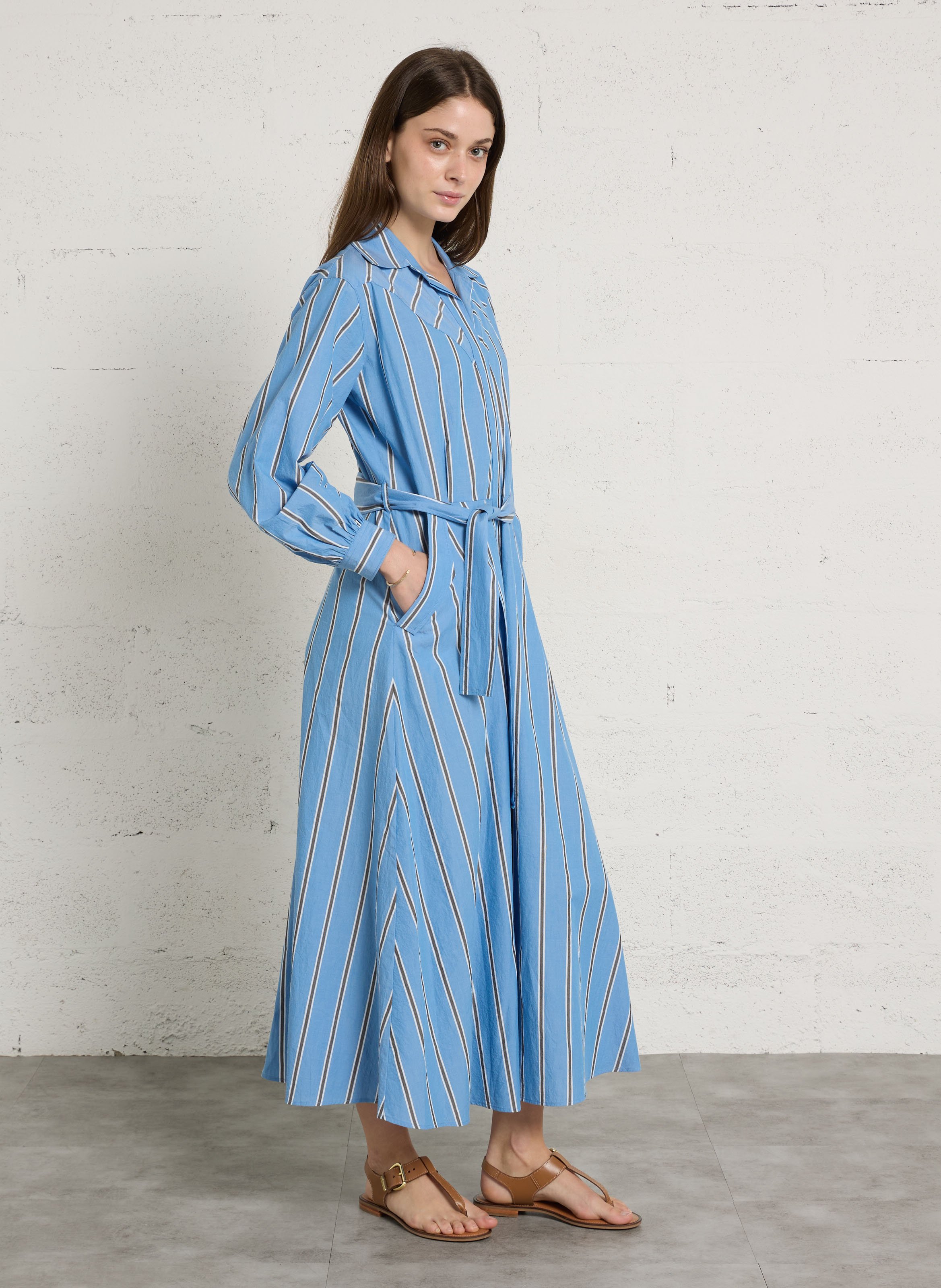 Gestreiftes Hemdkleid DIEGA Mehrfarbig