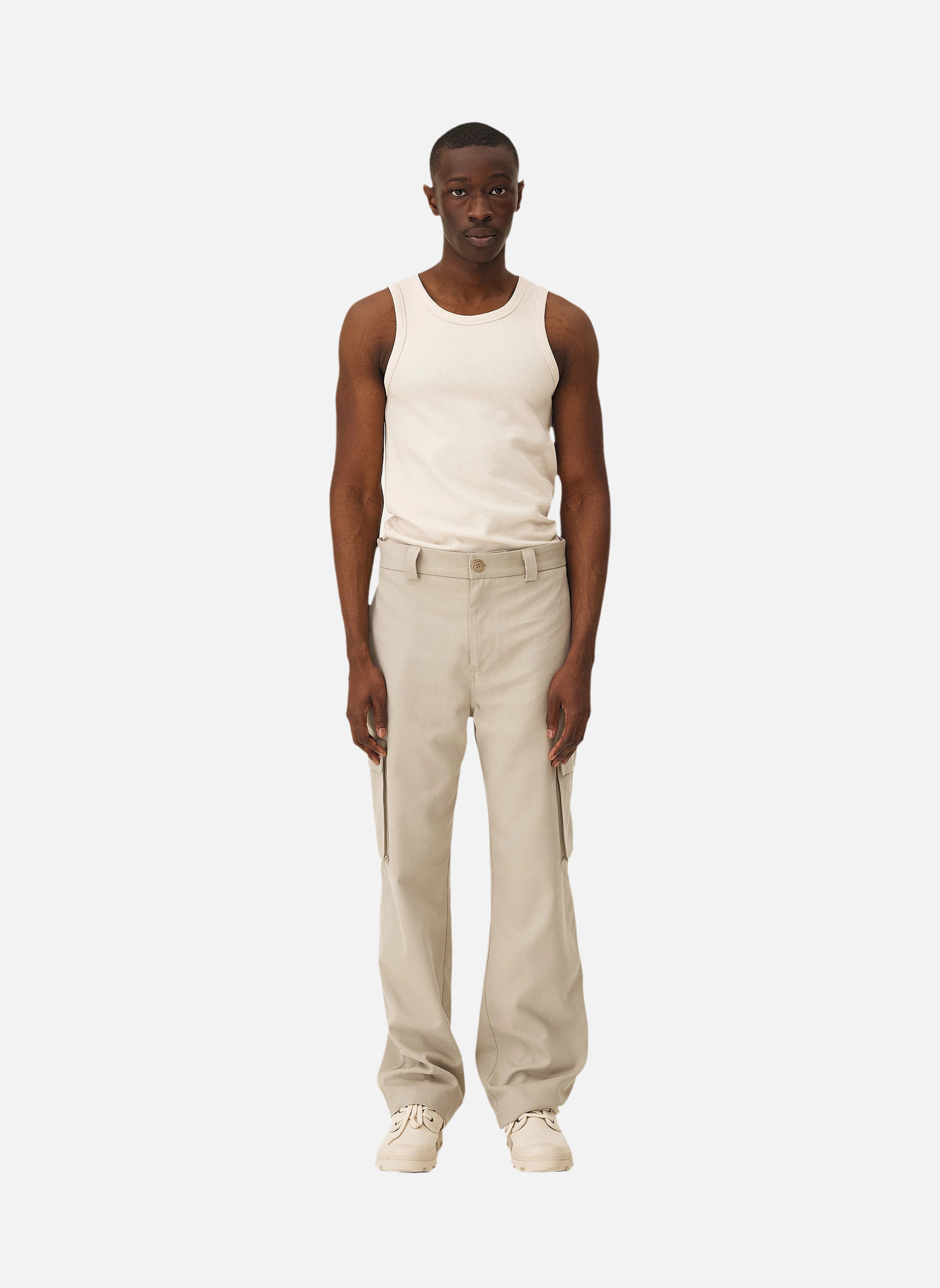 Cargo wide-leg pants Noyoco Beige