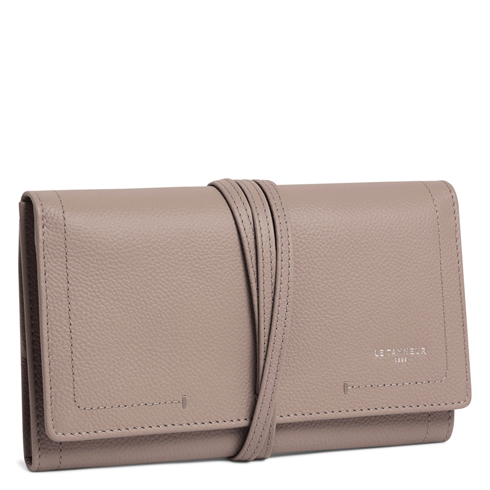 Leather jewelry case LE TANNEUR Beige
