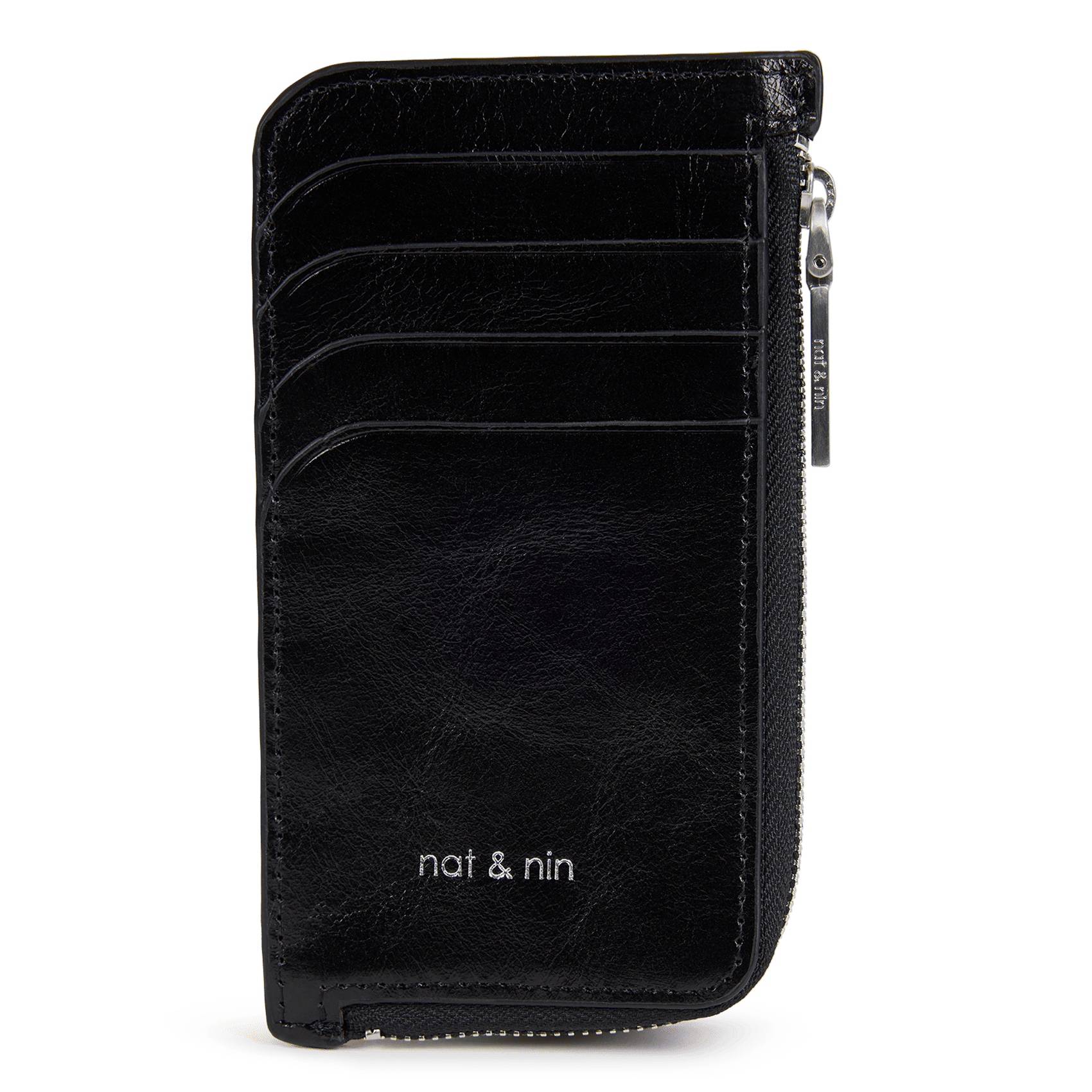 Porte-cartes en cuir NAT & NIN