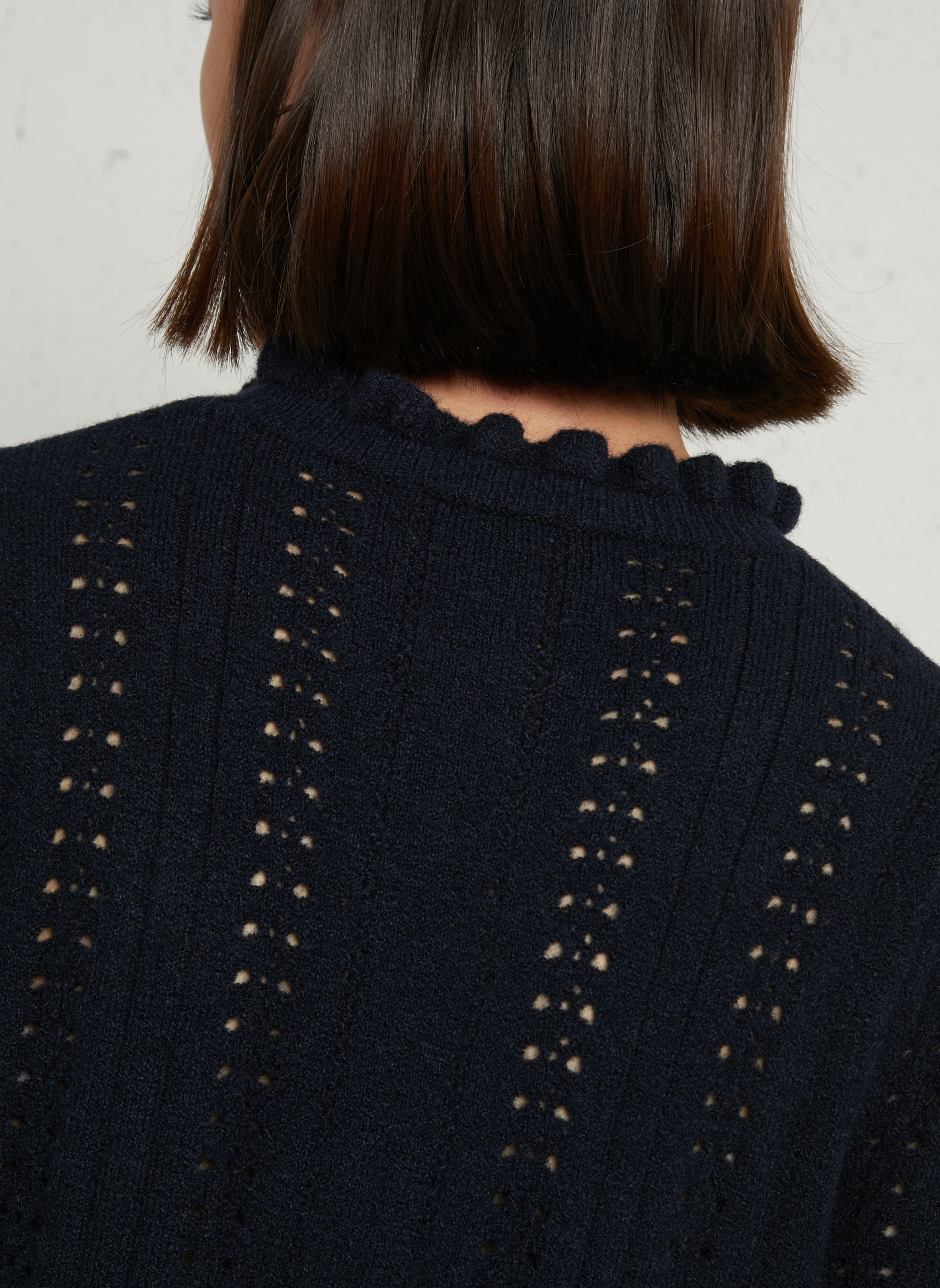 Quilted printed cotton short cardigan LA PETITE ETOILE Blue
