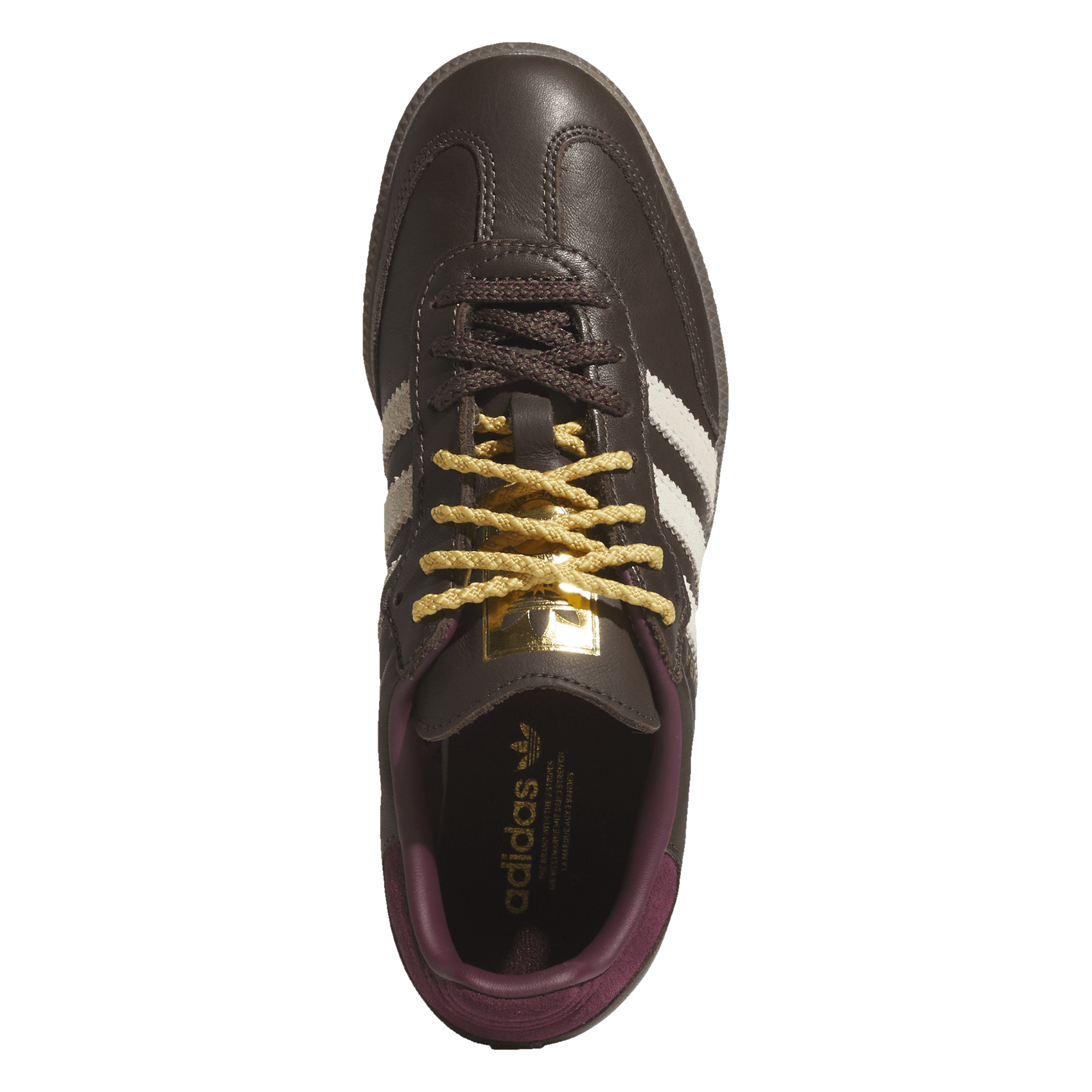 Baskets basses à lacets ADIDAS Marron