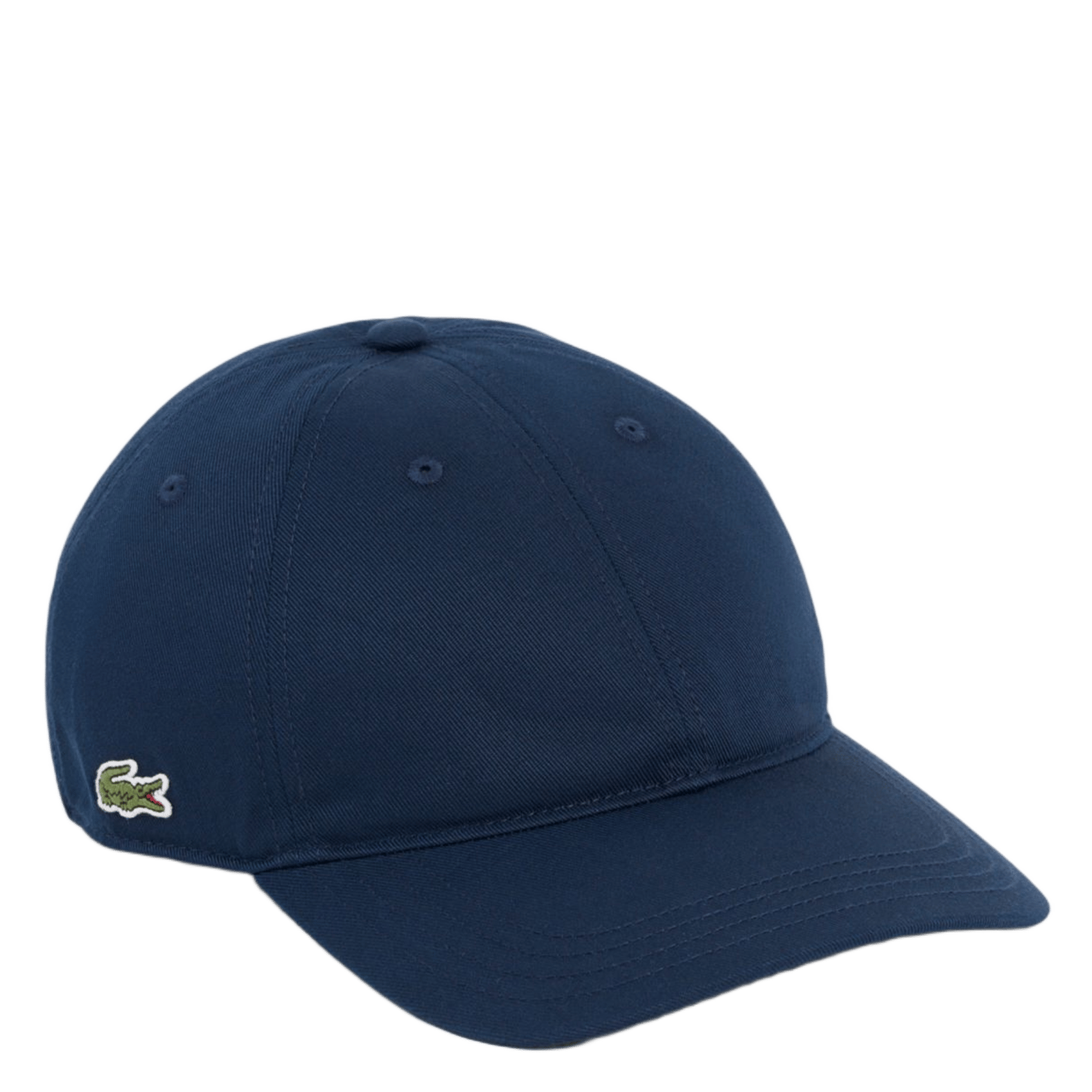 Adjustable embroidered cotton cap LACOSTE Blue
