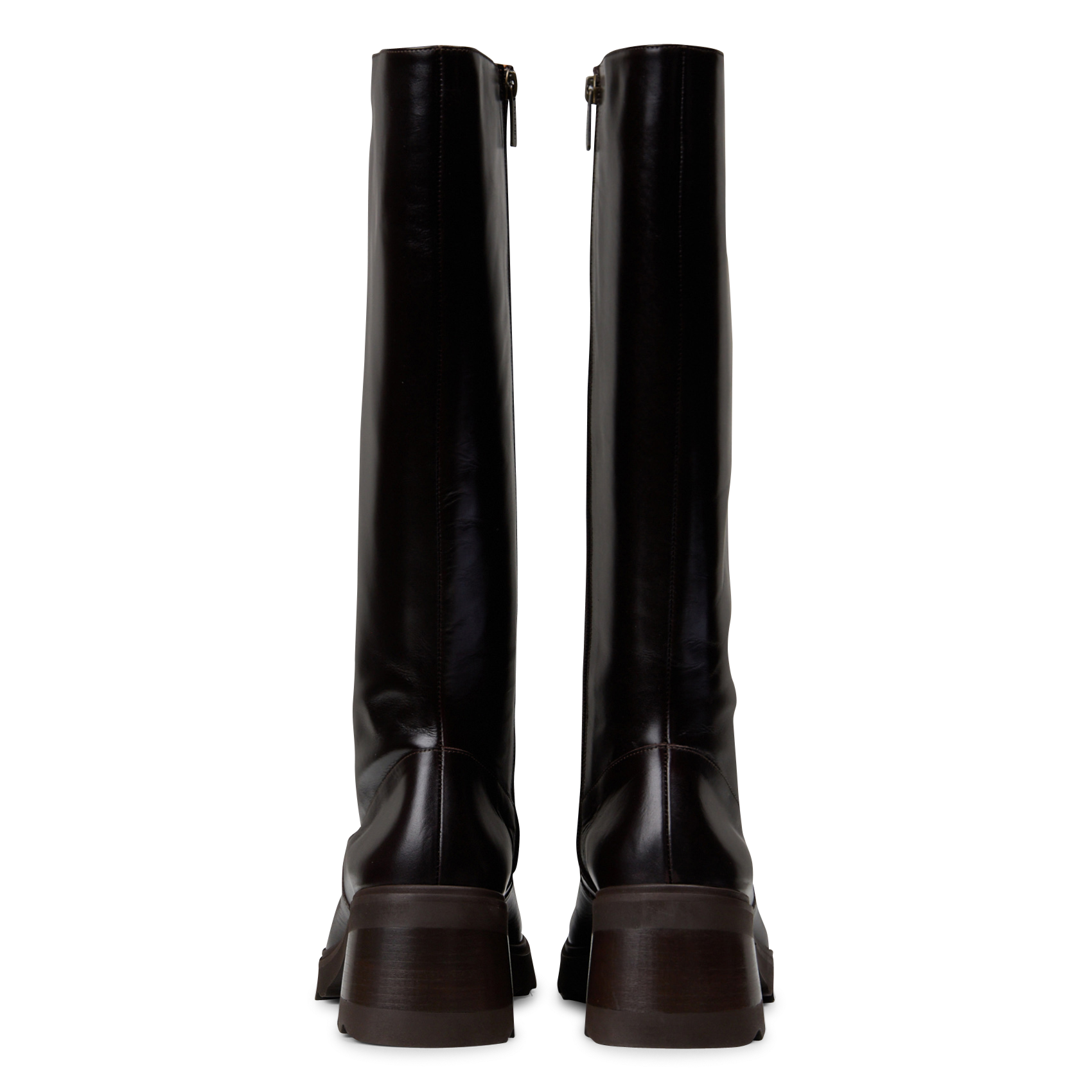 Lederstiefel mit Absatz BOBBIES Braun