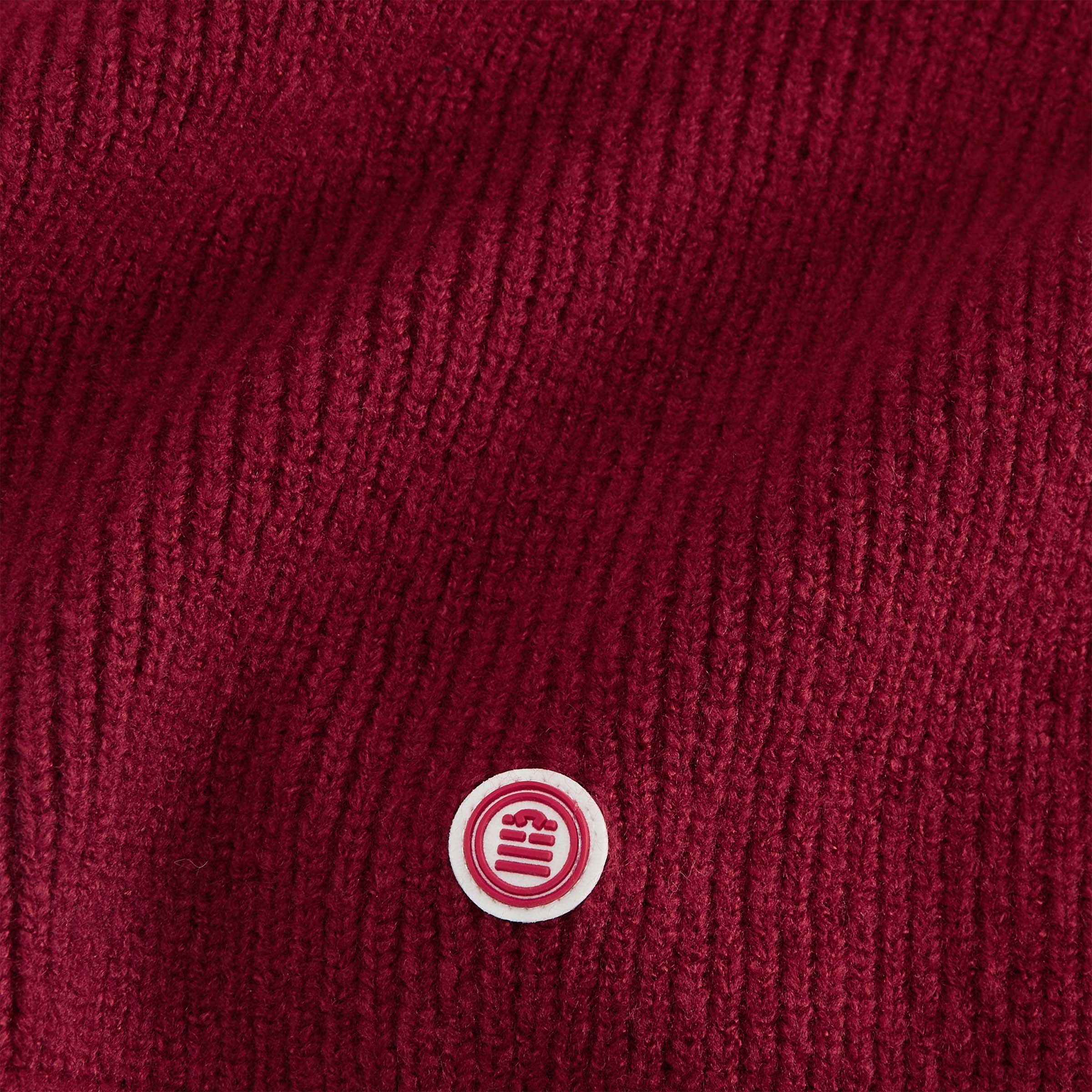 Rib-knit scarf SERGE BLANCO Red