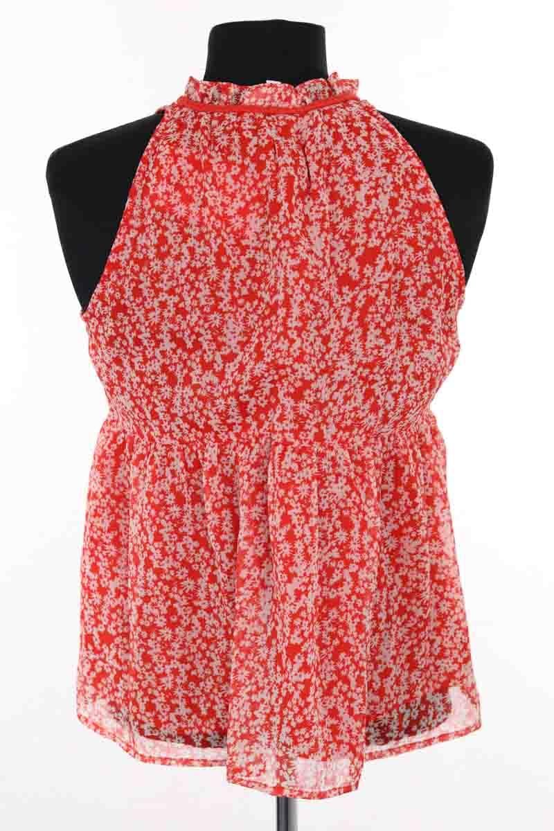 Top sans manche SEZANE - Seconde main Rouge