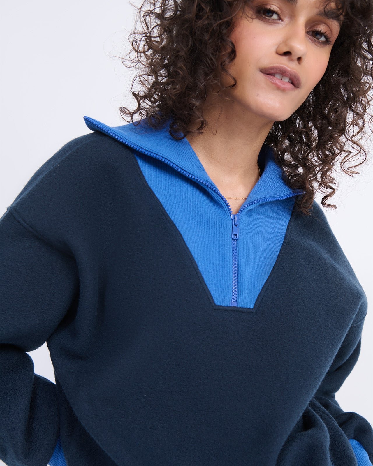 Recycled fleece sweatshirt EMOI EMOI Blue