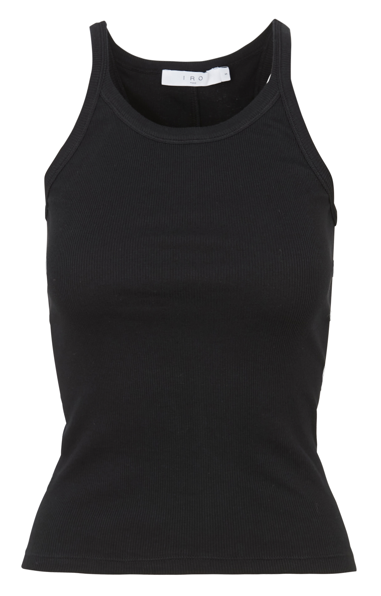 Singlet met ronde hals | katoenblend IRO Zwart