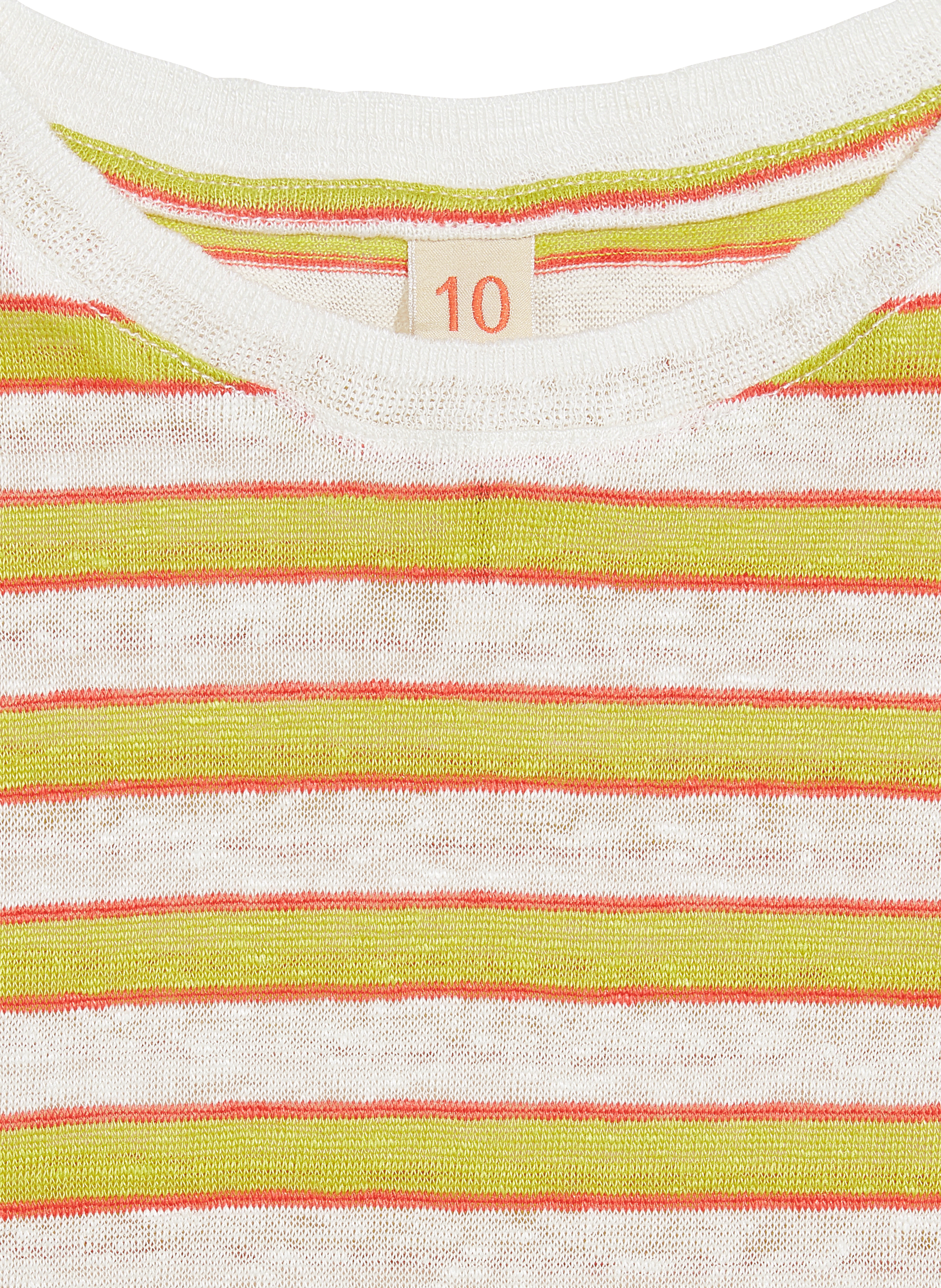 Round-neck linen T-shirt BELLEROSE Blue